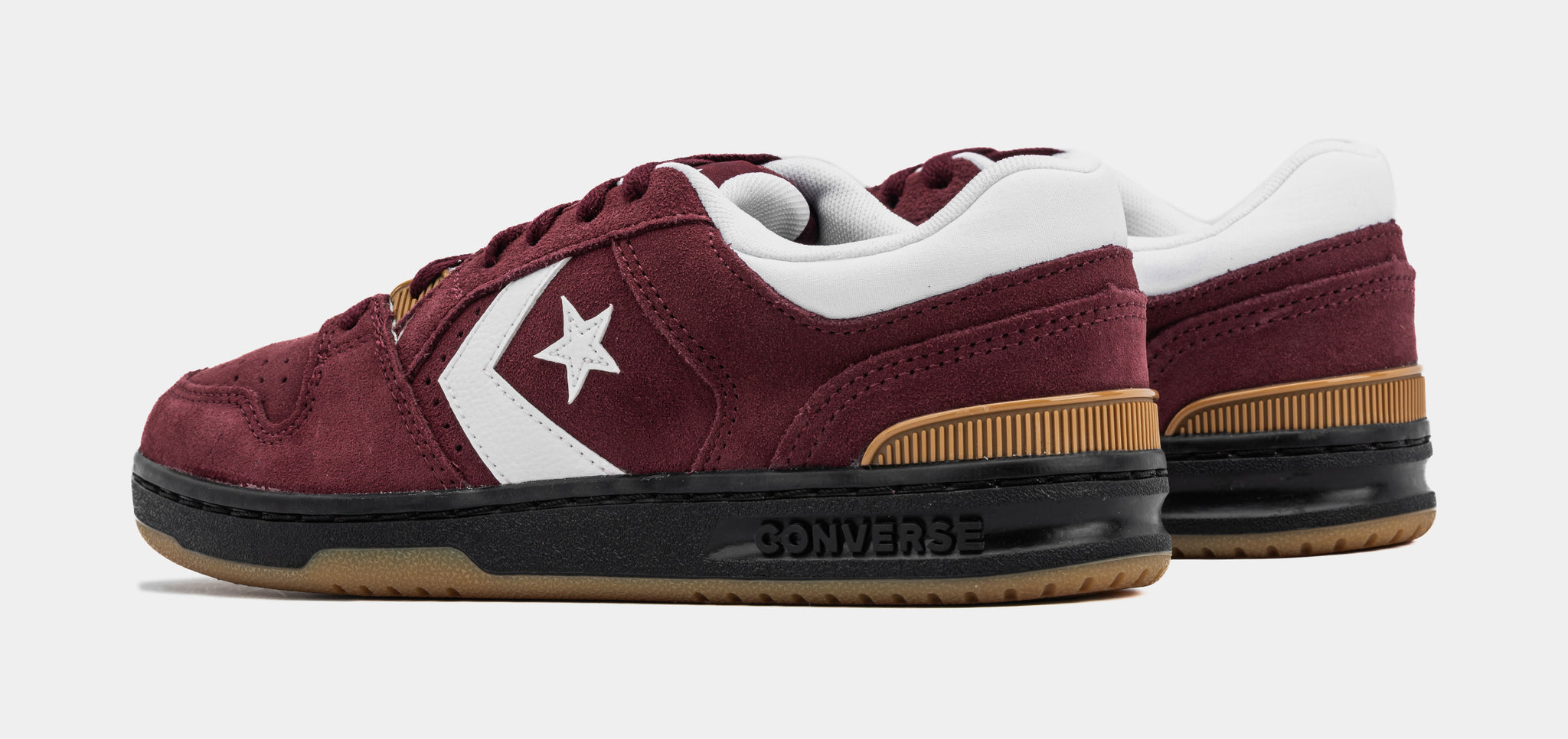 Converse CL98 Suede Low Black Deep Bordeaux Gum Sz 7 Mens shoes Sneakers A15607C Converse CL98 OX Suede Mens Lifestyle Shoes Black Deep  main image 2