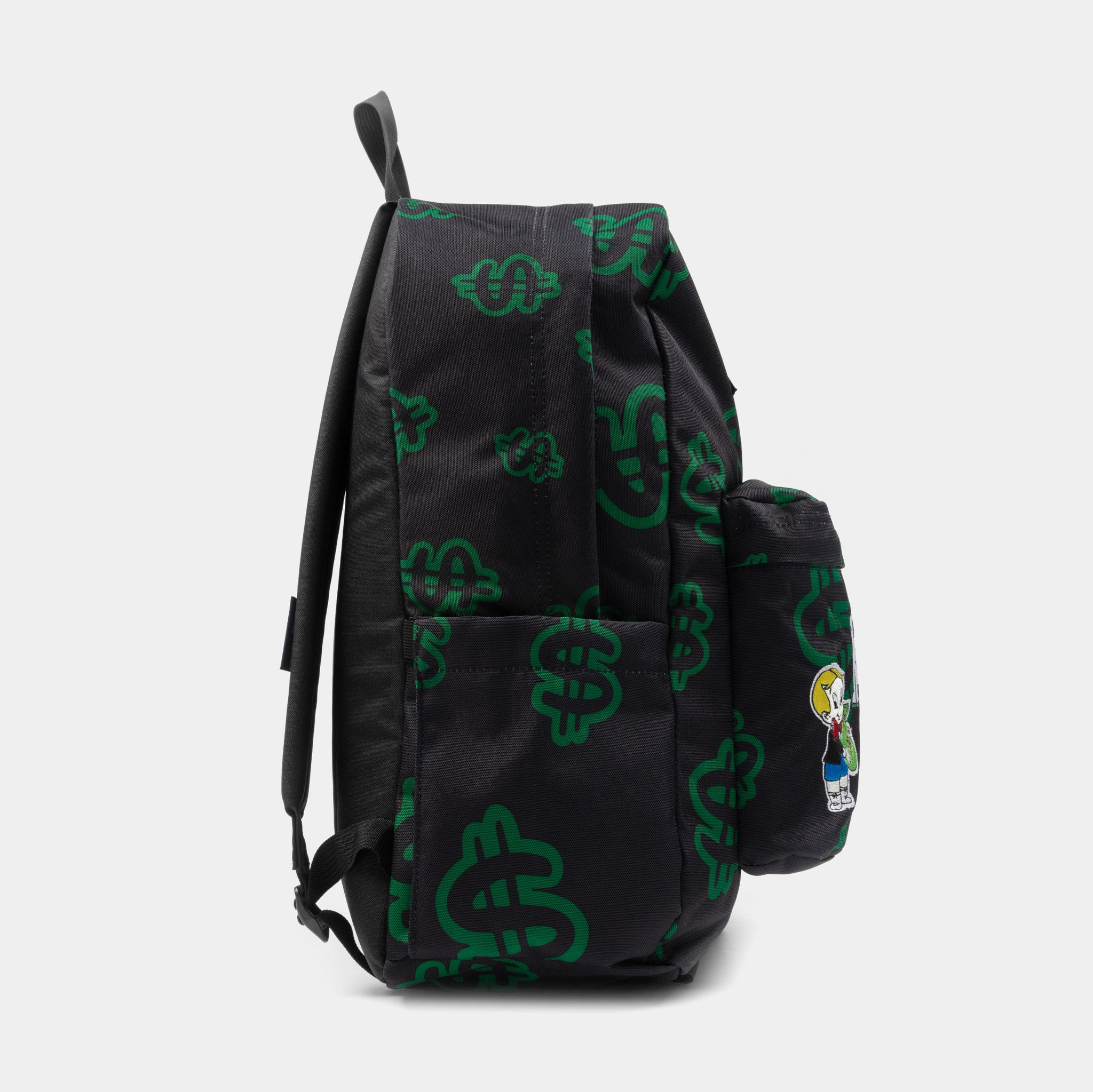 Shoe Palace Exclusive Richie Rich Dollar Signs Mens Backpack (Black/Green) Shoe Palace Exclusive Richie Rich Dollar Signs Mens Backpack (Black/Green)
