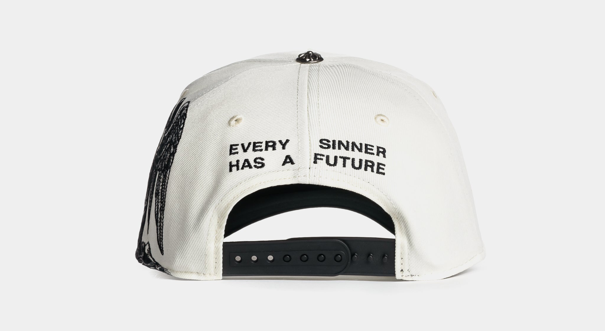 Original Sin Cross Snapback Mens Hat Cream Black OS-MARH113 – Shoe