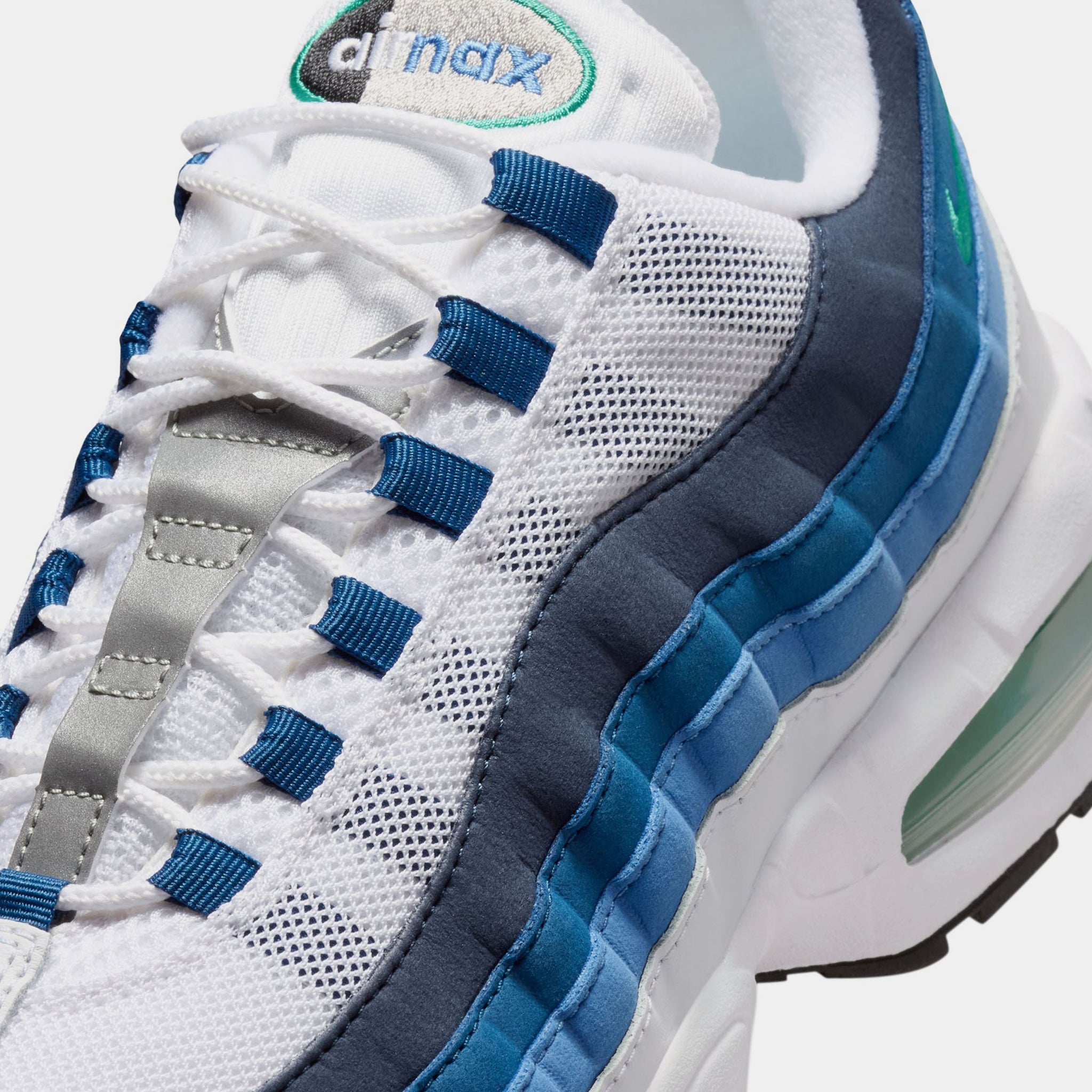 Nike Air Max 95 Big Bubble Slate Mens Running Shoes White Emerald