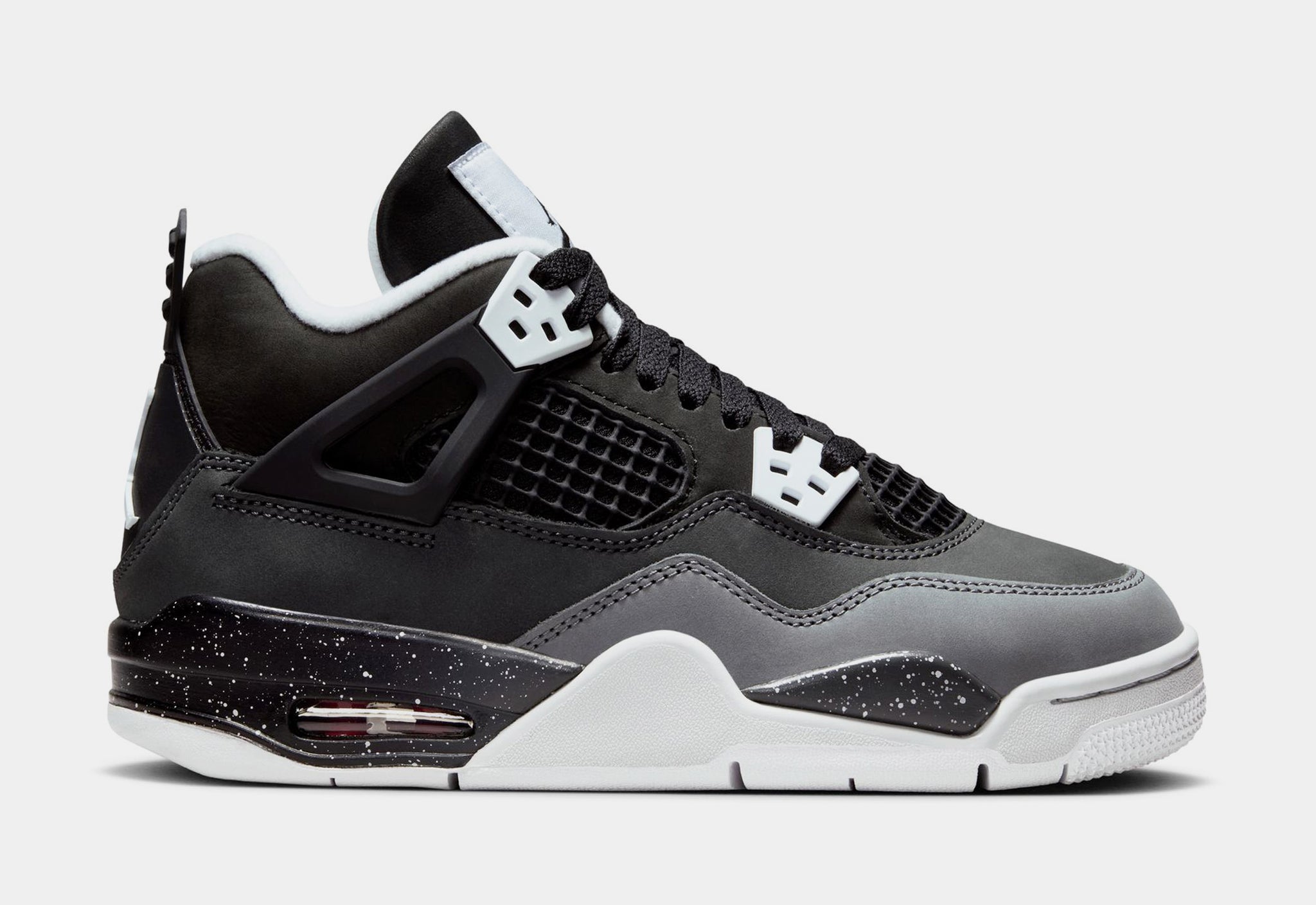 Jordan Air Jordan 4 Retro Fear Grade School Lifestyle Shoes Black White