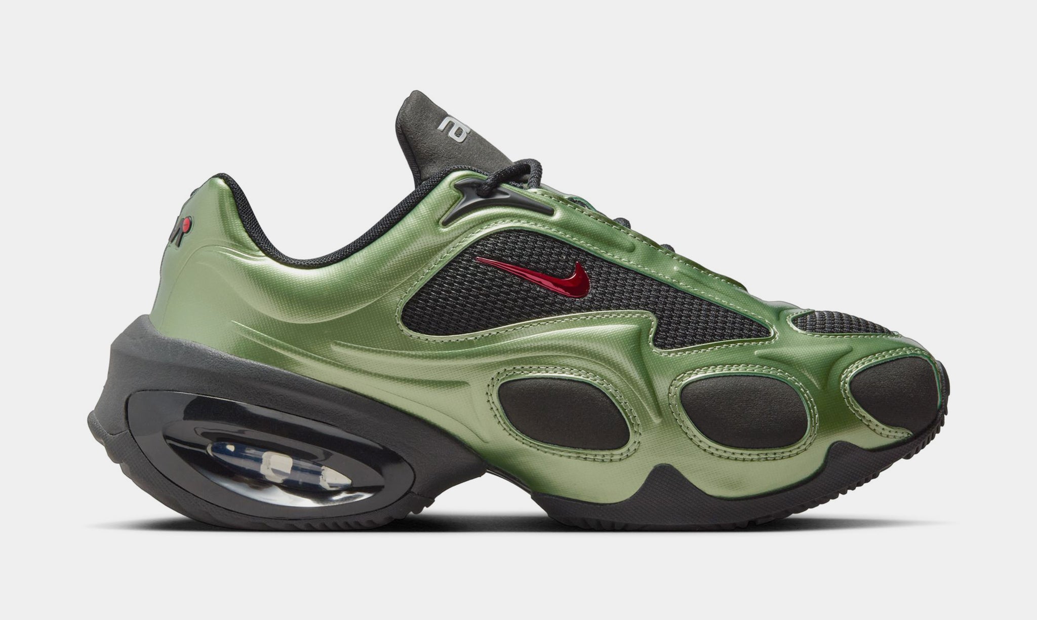 Nike Air Max Muse Womens Running Shoes Black University Red Oil Green ...