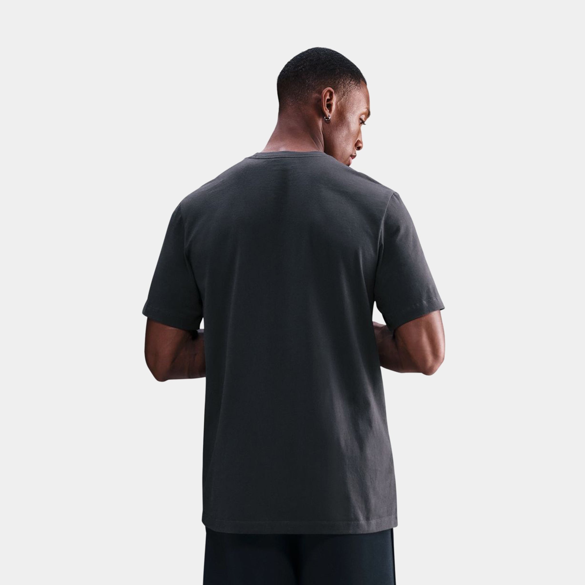 Nike NSW Say Less Graphic Mens Short Sleeve Shirt Grey White