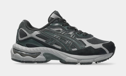 ASICS Gel NYC Preschool Running Shoes Graphite Grey Black 1204A176