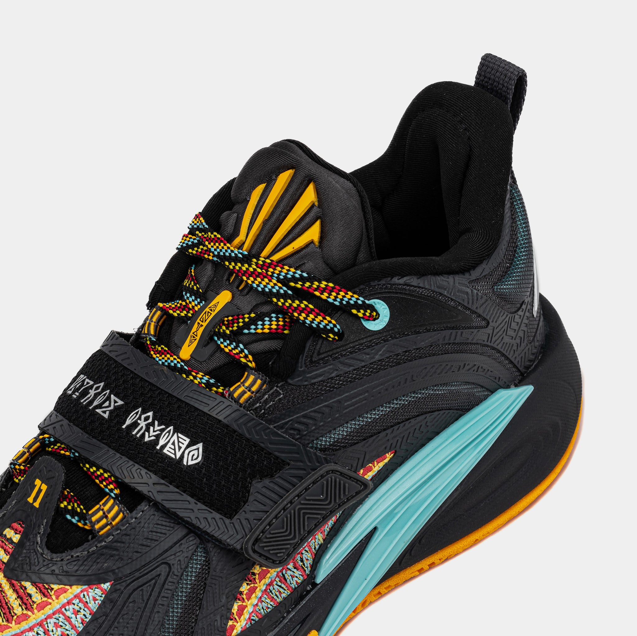 ANTA Kai 1 Sacred Bond Grade School Lifestyle Shoes Black Teal ANTA Kai 1 Sacred Bond Grade School Lifestyle Shoes Black Teal