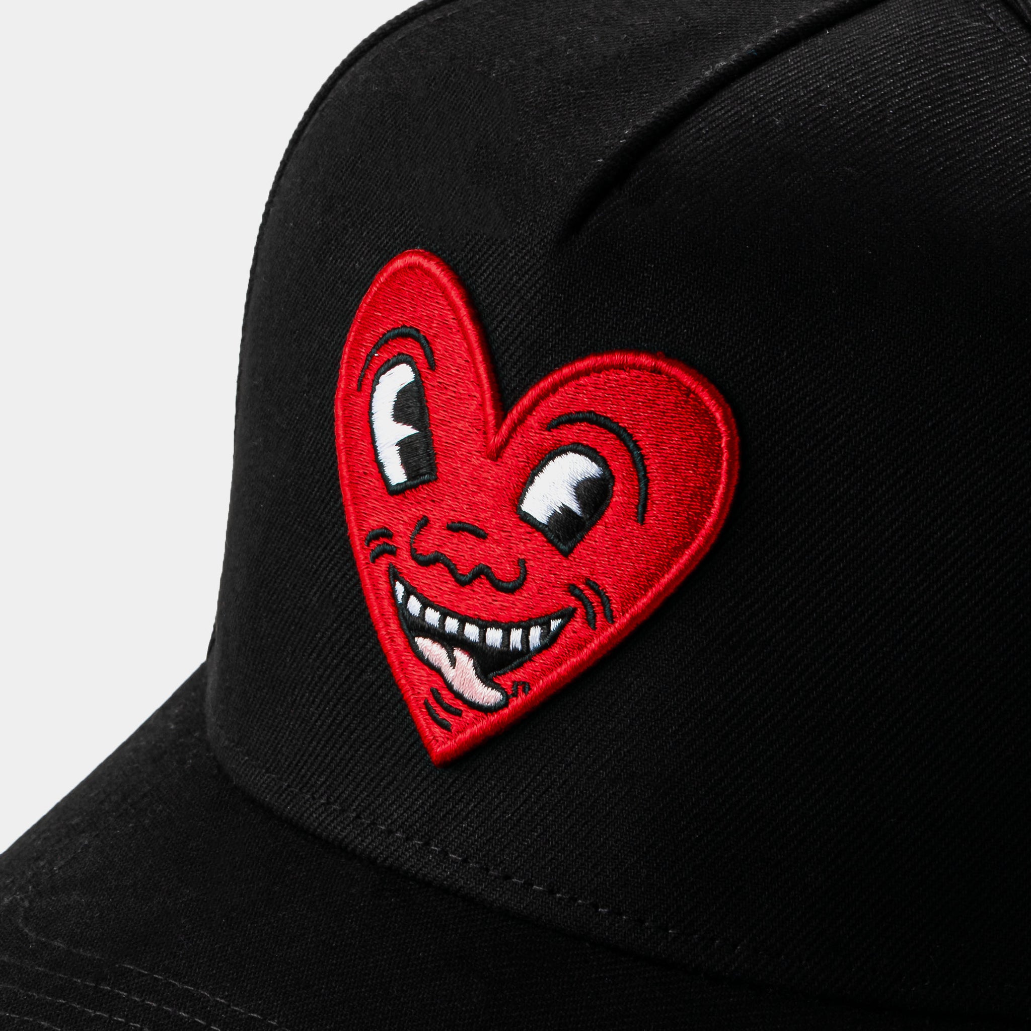 Shoe Palace SP x Keith Haring Heart Snapback Mens Hat Black 