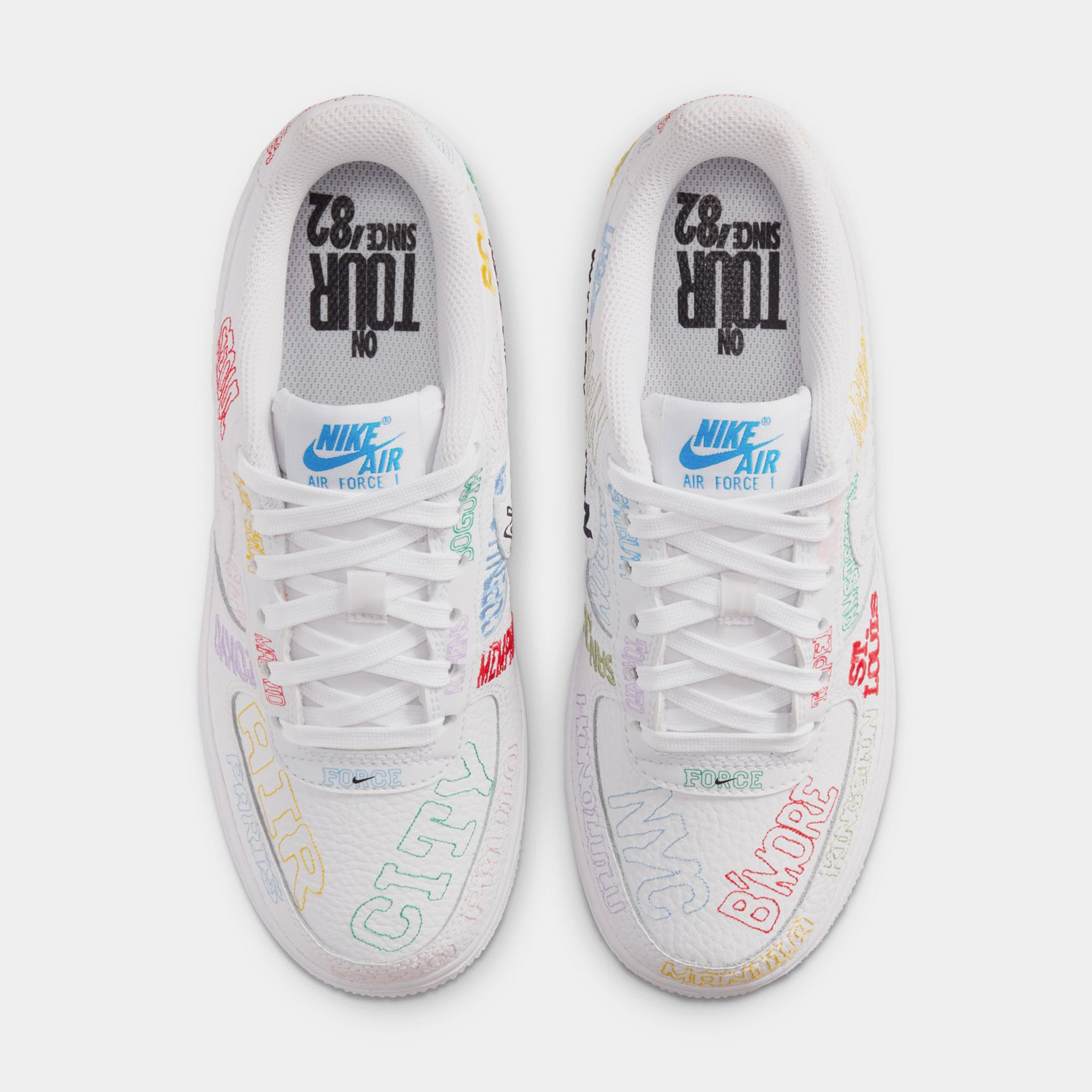 Nike Air Force 1 LV8 3 Grade School Lifestyle Shoes White IO9739 