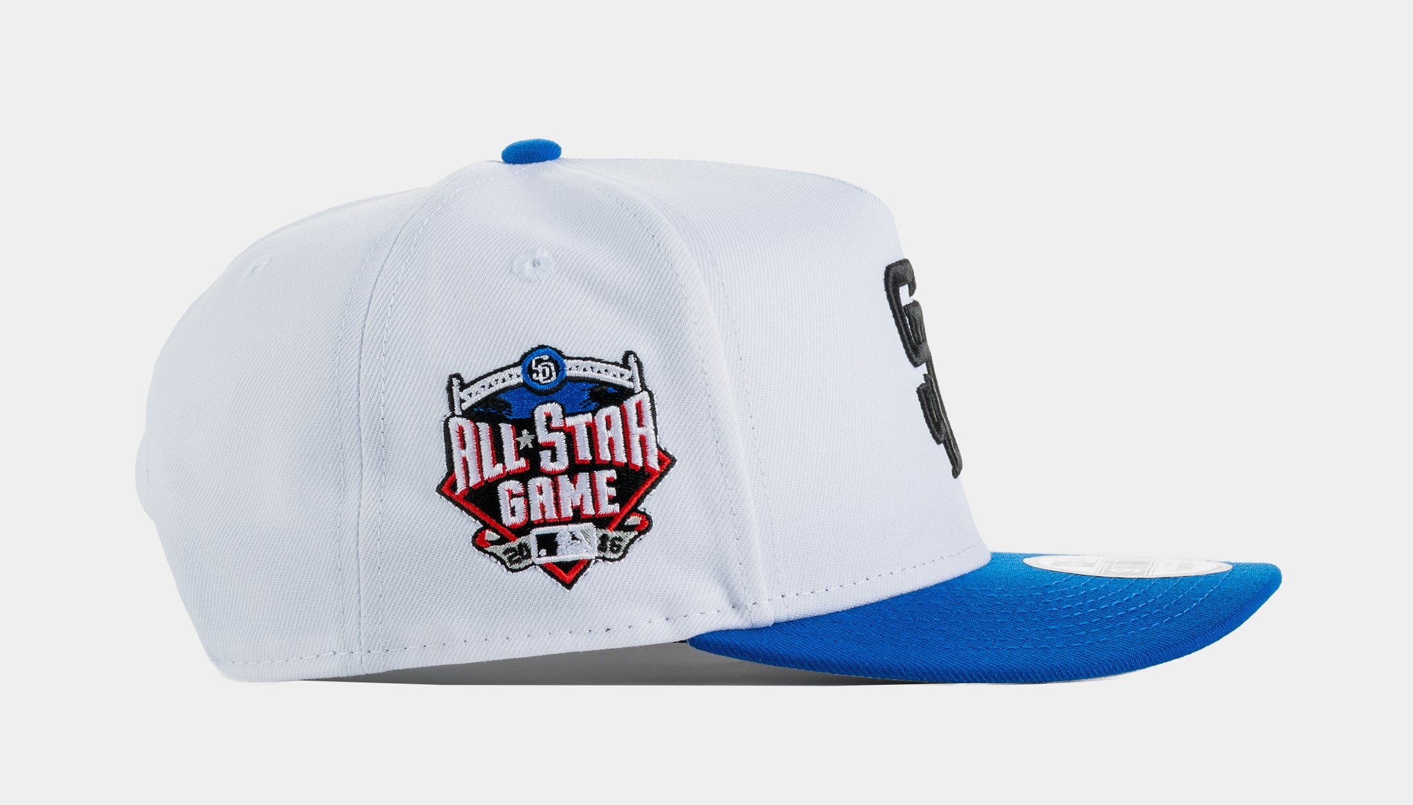 New Era San Diego Padres 950AF Curve Snapback Mens Hat White Blue