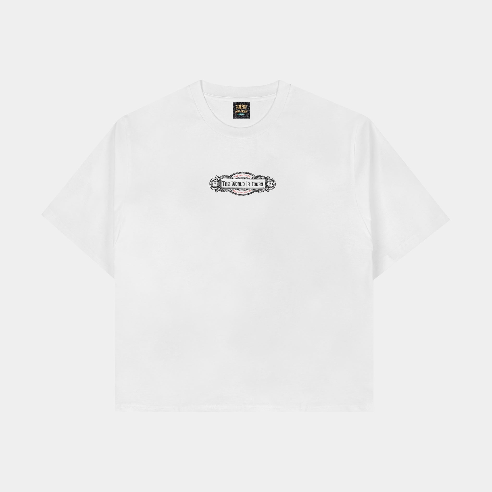 Shoe Palace SP x Scarface The Trophy Mens Short Sleeve Shirt White