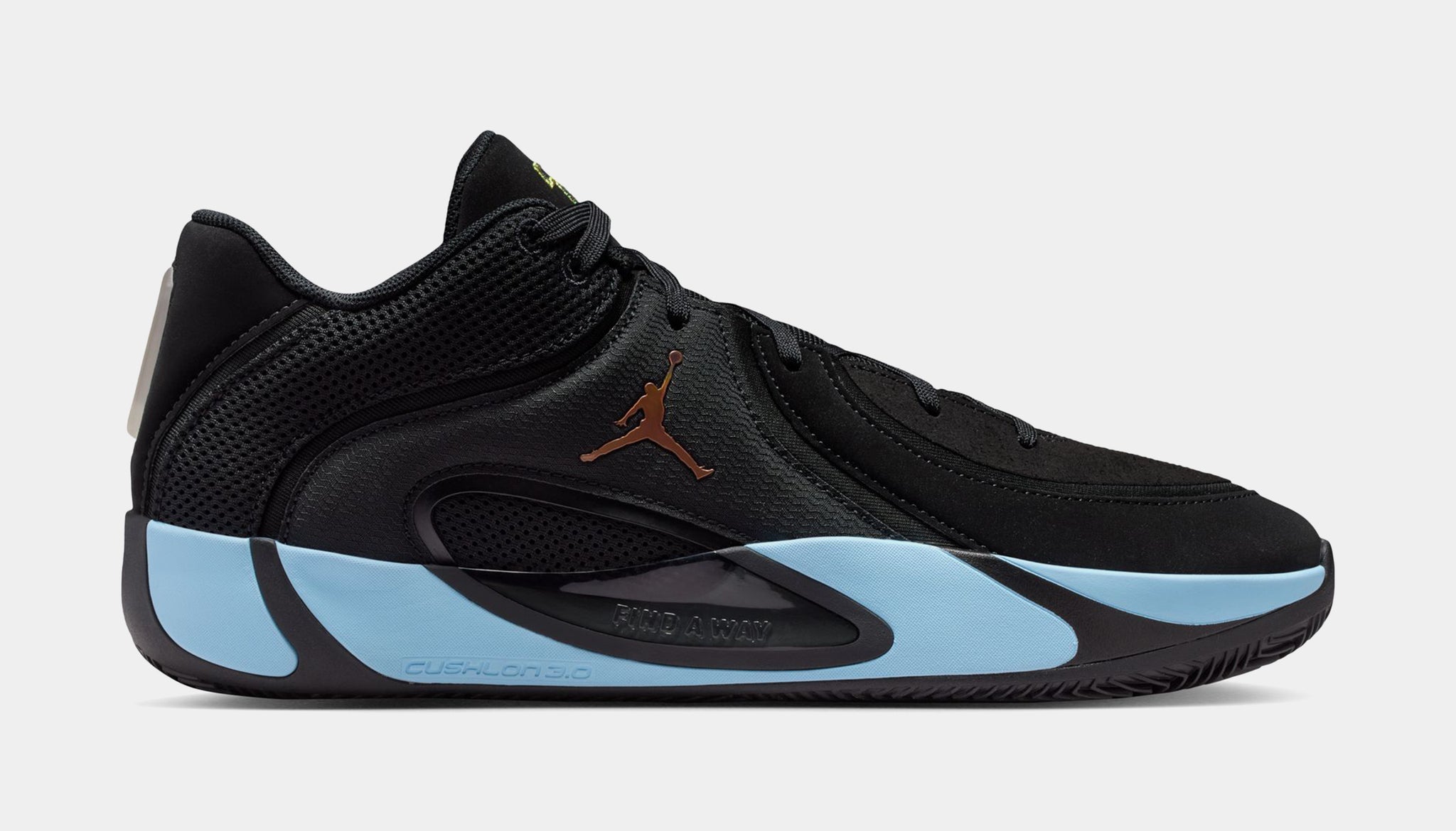 Jordan Tatum 4 Black And Ice Blue Mens Basketball Shoes Black Ice