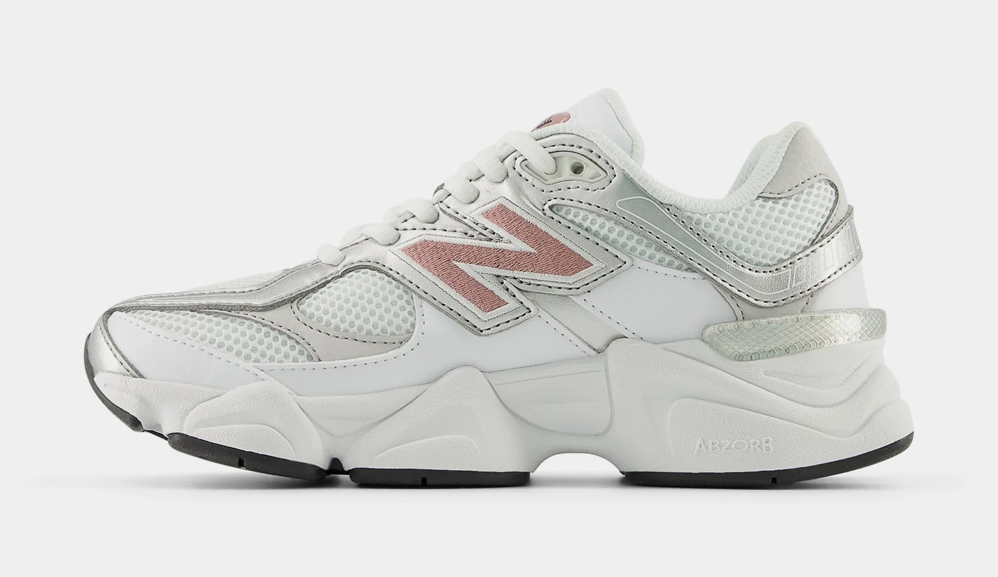 New Balance 9060 Grade School Lifestyle Shoes White Pink G906082T