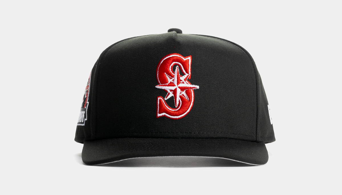 New Era Shoe Palace Exclusive Seattle Mariners Black Red 9Fifty AF ...