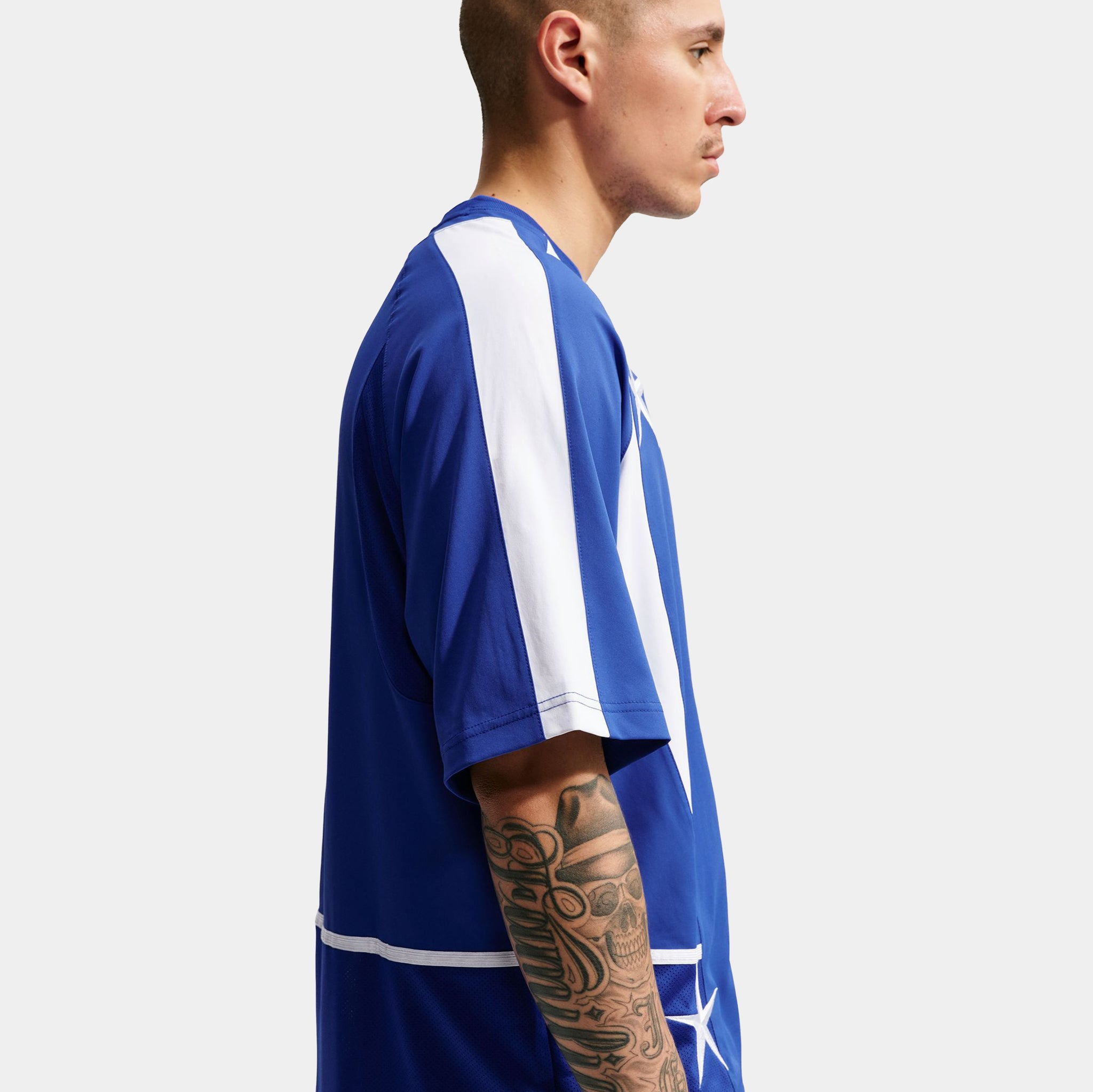 Nike Your Message Here Soccer Mens Jersey Old Royal White Safety