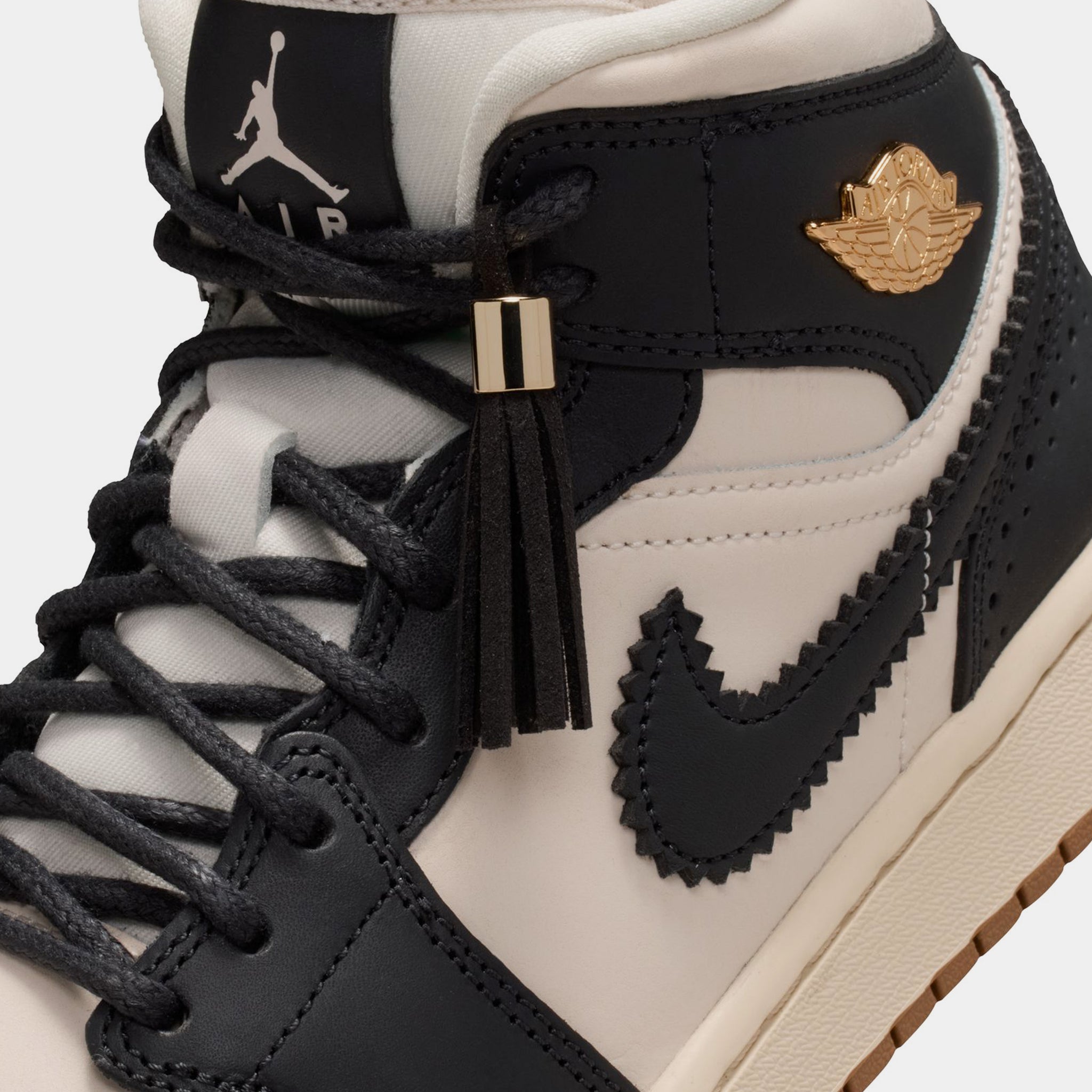 Jordan Air Jordan 1 Mid SE Womens Lifestyle Shoes Off Noir Chalk