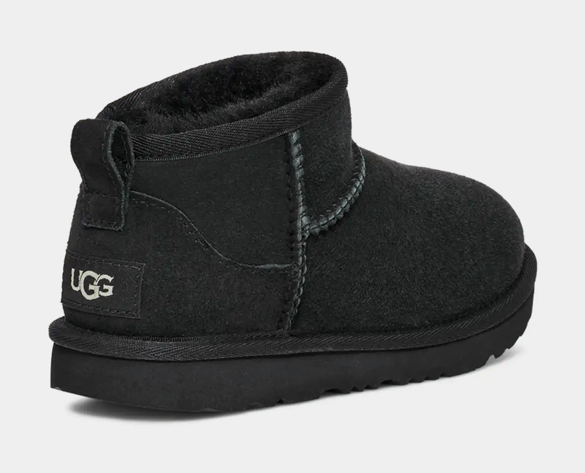 UGG ブラック UGG Classic Ultra Mini Grade School Boots Black 1130750K BLK