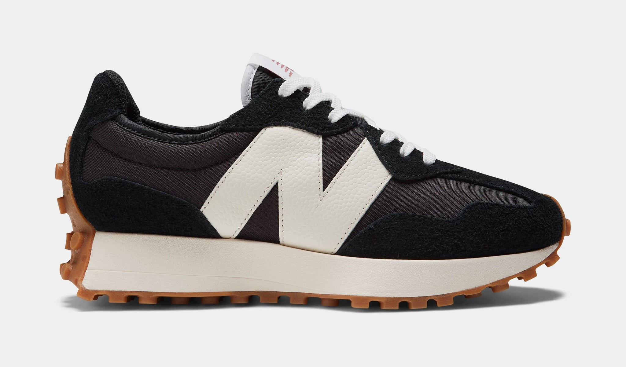 ニューバランス WS327BL 25cm New Balance 327 Womens Lifestyle Shoes Black White Gum WS327BL