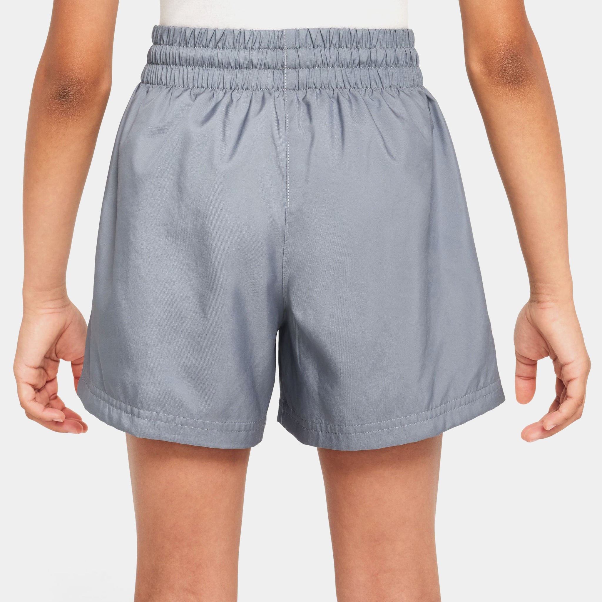 Nike Club Woven 4.5 Grade School Shorts Grey White HF8134-084