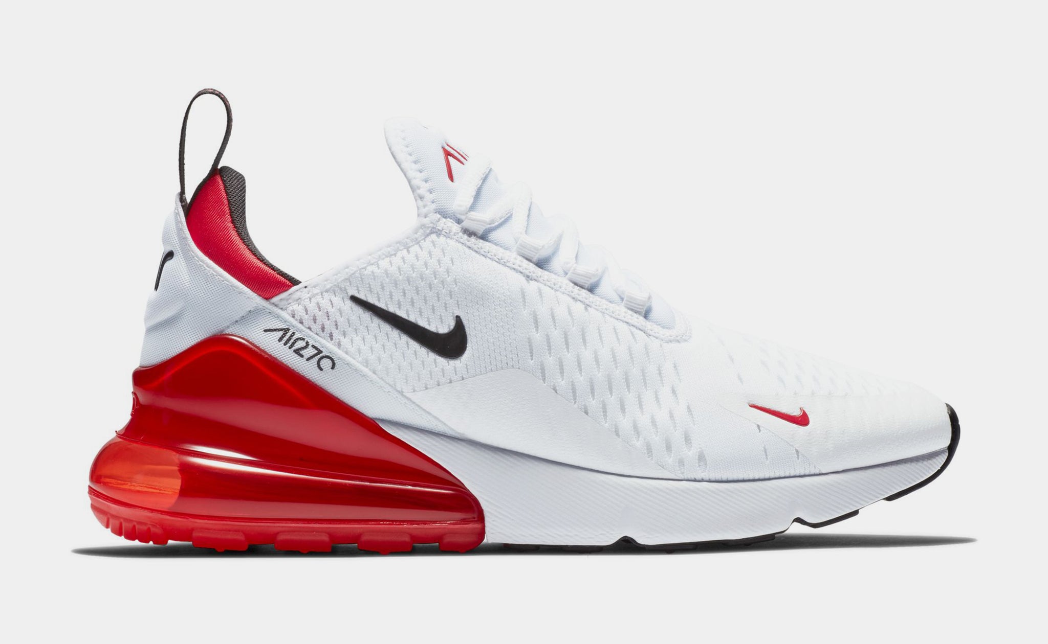 Nike Air Max 270 University Red Mens Lifestyle Shoes White
