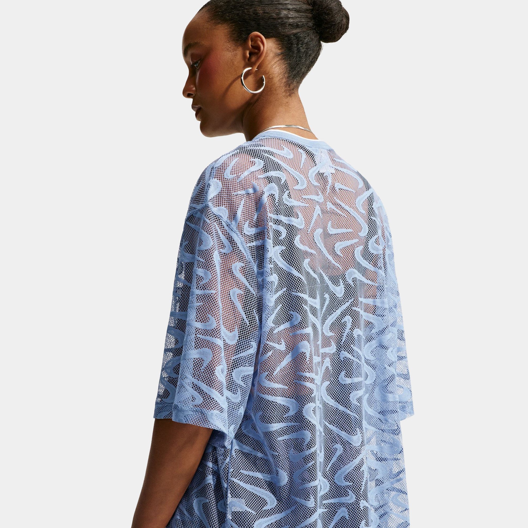 Nike Sportswear Chill Lace Oversized Womens Jersey Work Blue