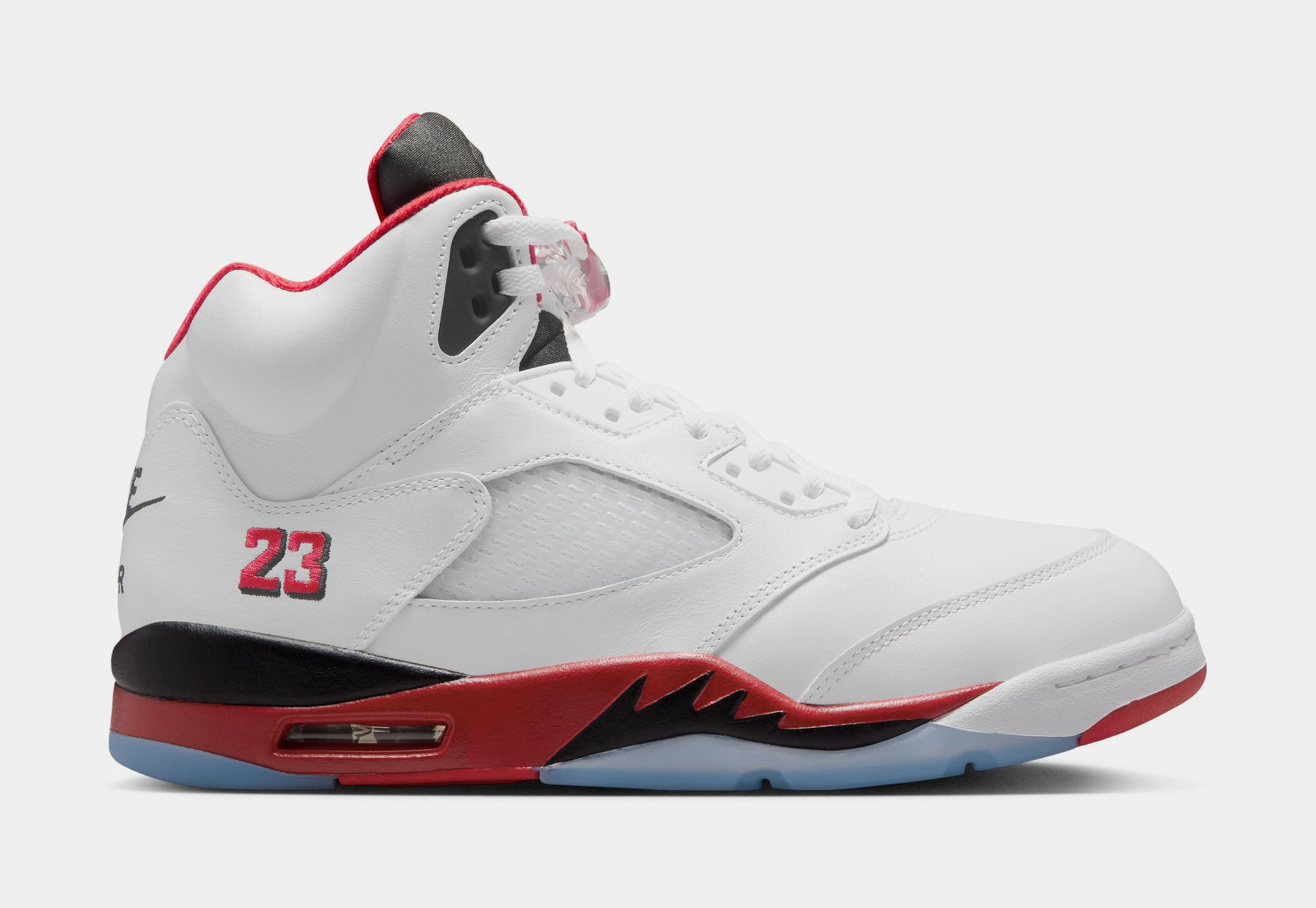 Jordan Air Jordan Retro Fire Red Mens Lifestyle Shoes White Fire