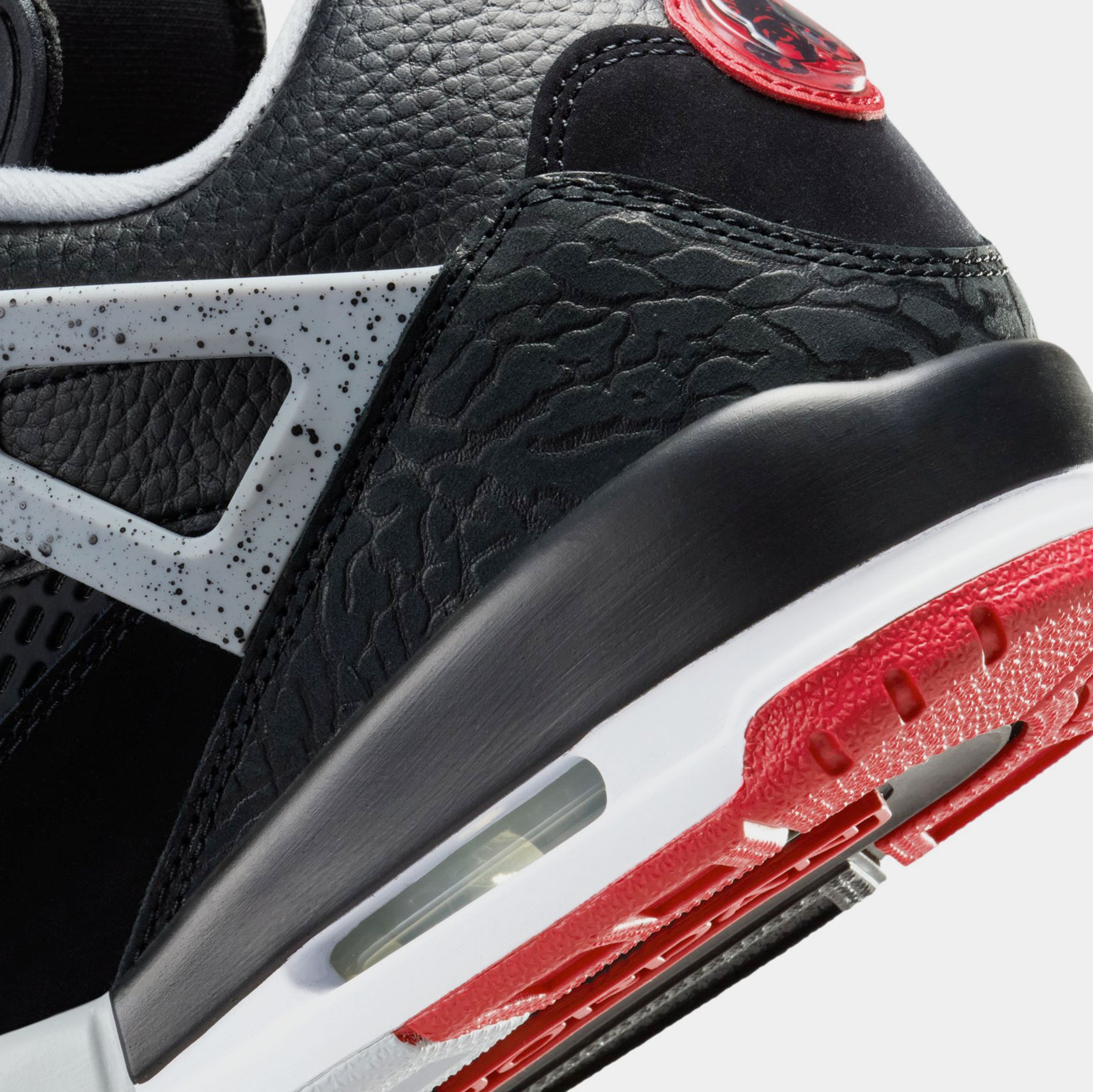 Jordan Spizike Low Mens Basketball Shoes Black Gym Red Wolf Grey