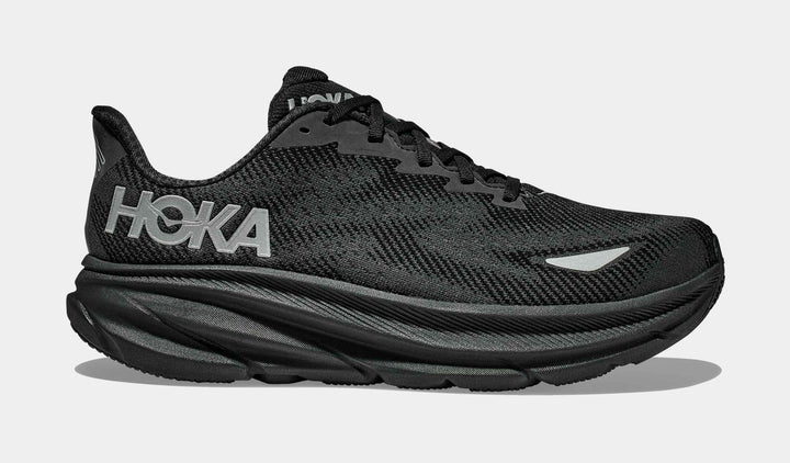Hoka Clifton 10 Womens Running Shoes Black Black 1162031