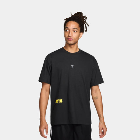 Nike Kobe Dri Fit Mens Short Sleeve Shirt Black Yellow IR6995-010