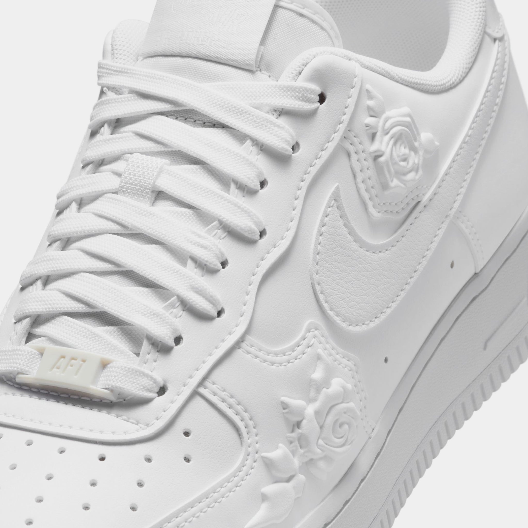 Nike Air Force '07 Low White Roses Womens Lifestyle Shoes White