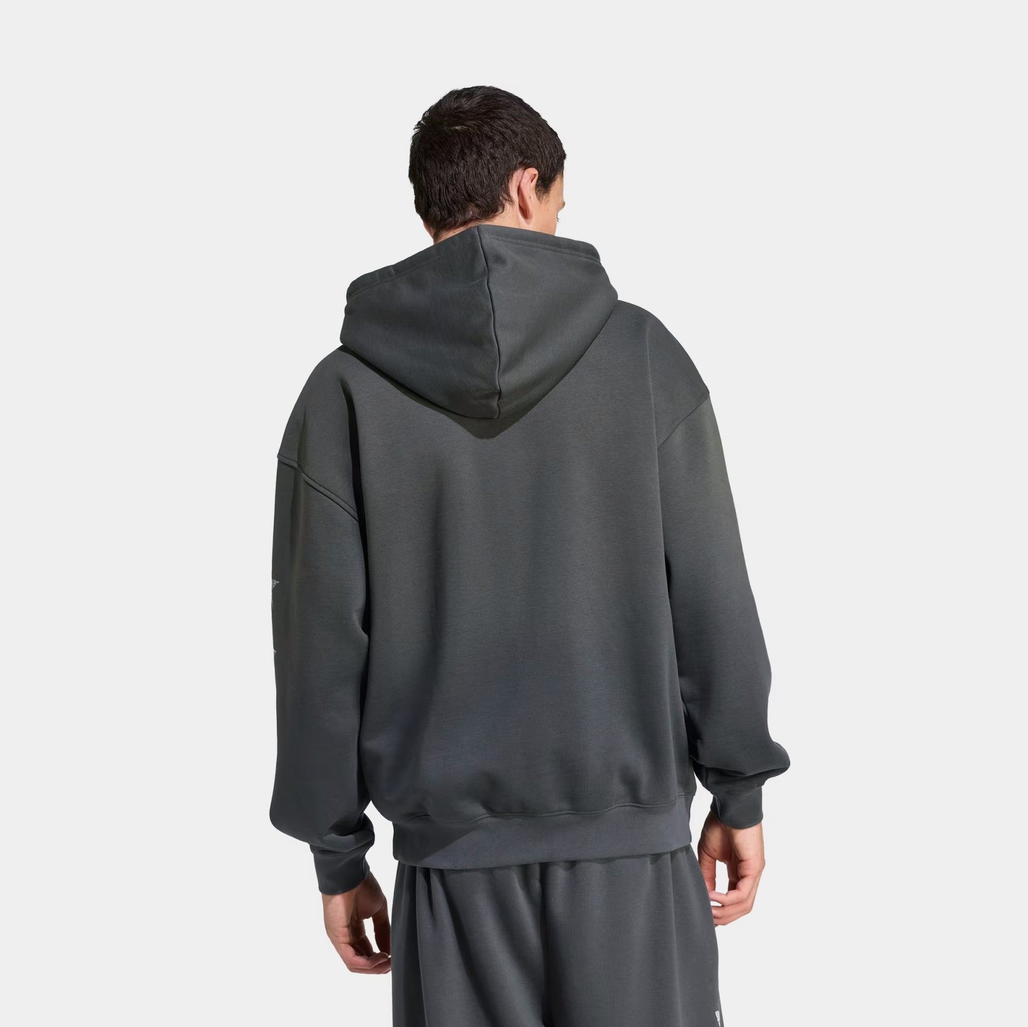 adidas Originals Department Graphic Full Zip Mens Hoodie Carbon