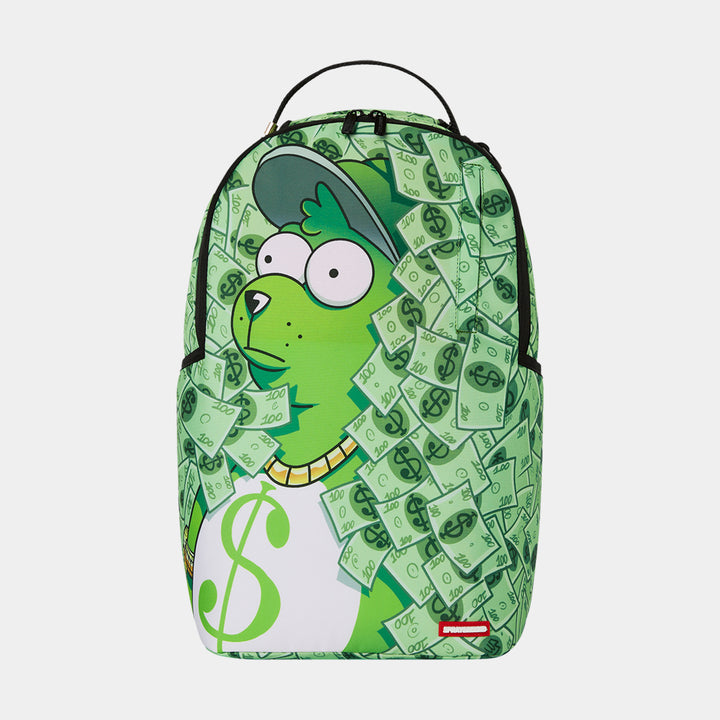 Sprayground Torn Packaging Mens Backpack Brown Green 910B6995NSZ