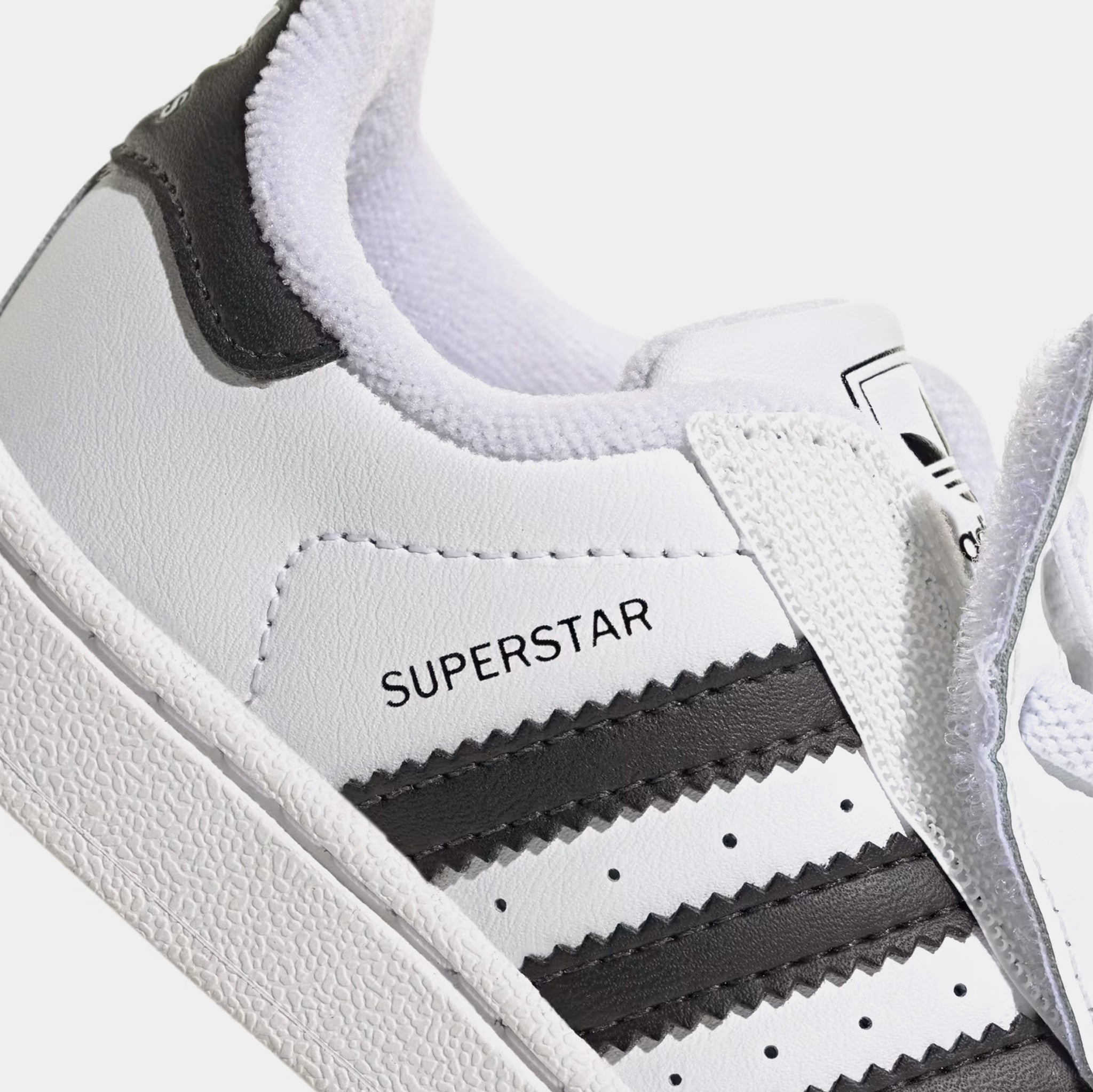 adidas Superstar II Elastic Lace 'White Black' Toddler Shoes 10