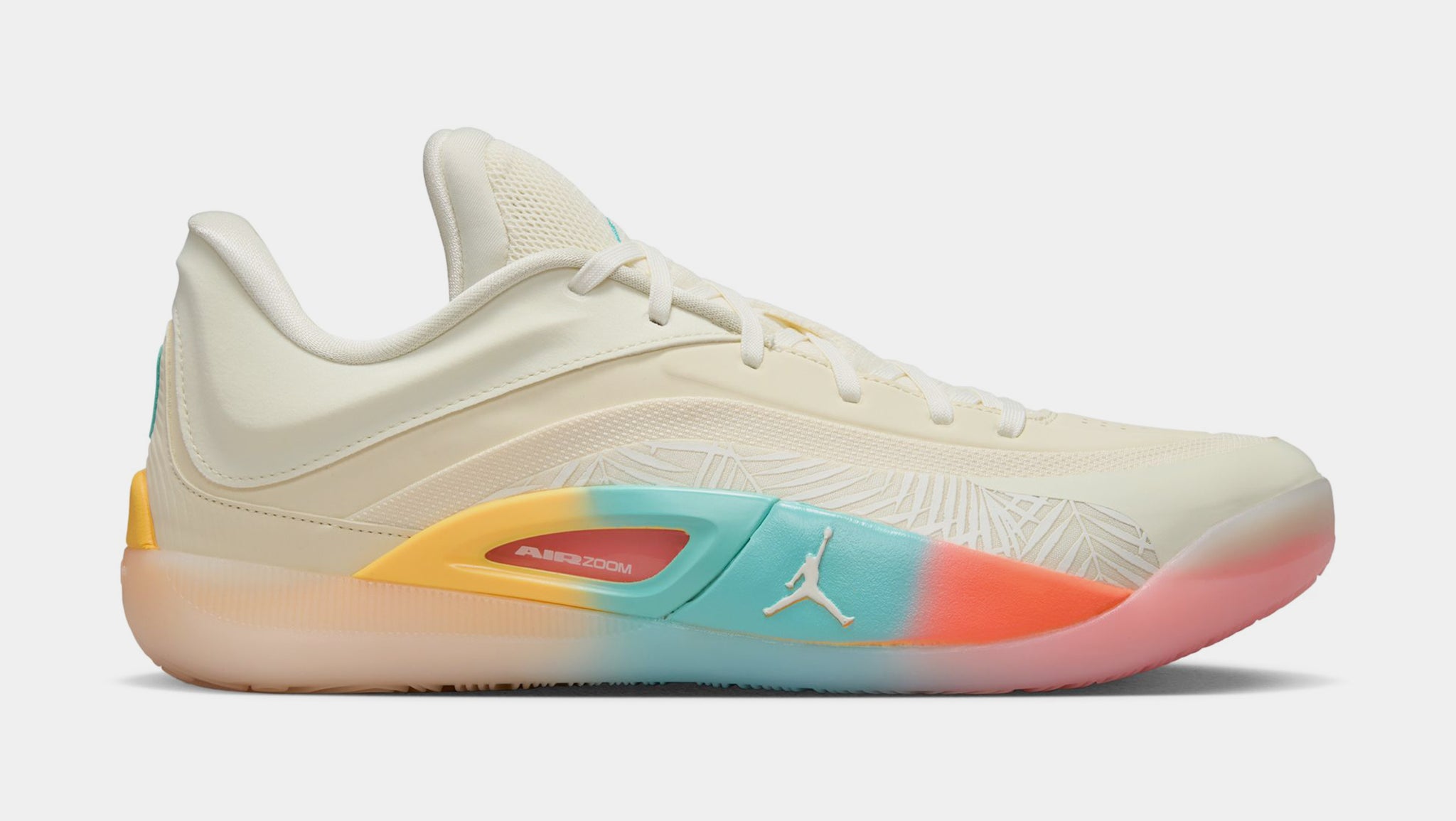 Jordan Zion 4 Low County Mens Basketball Shoes Coconut Milk  display picture 2