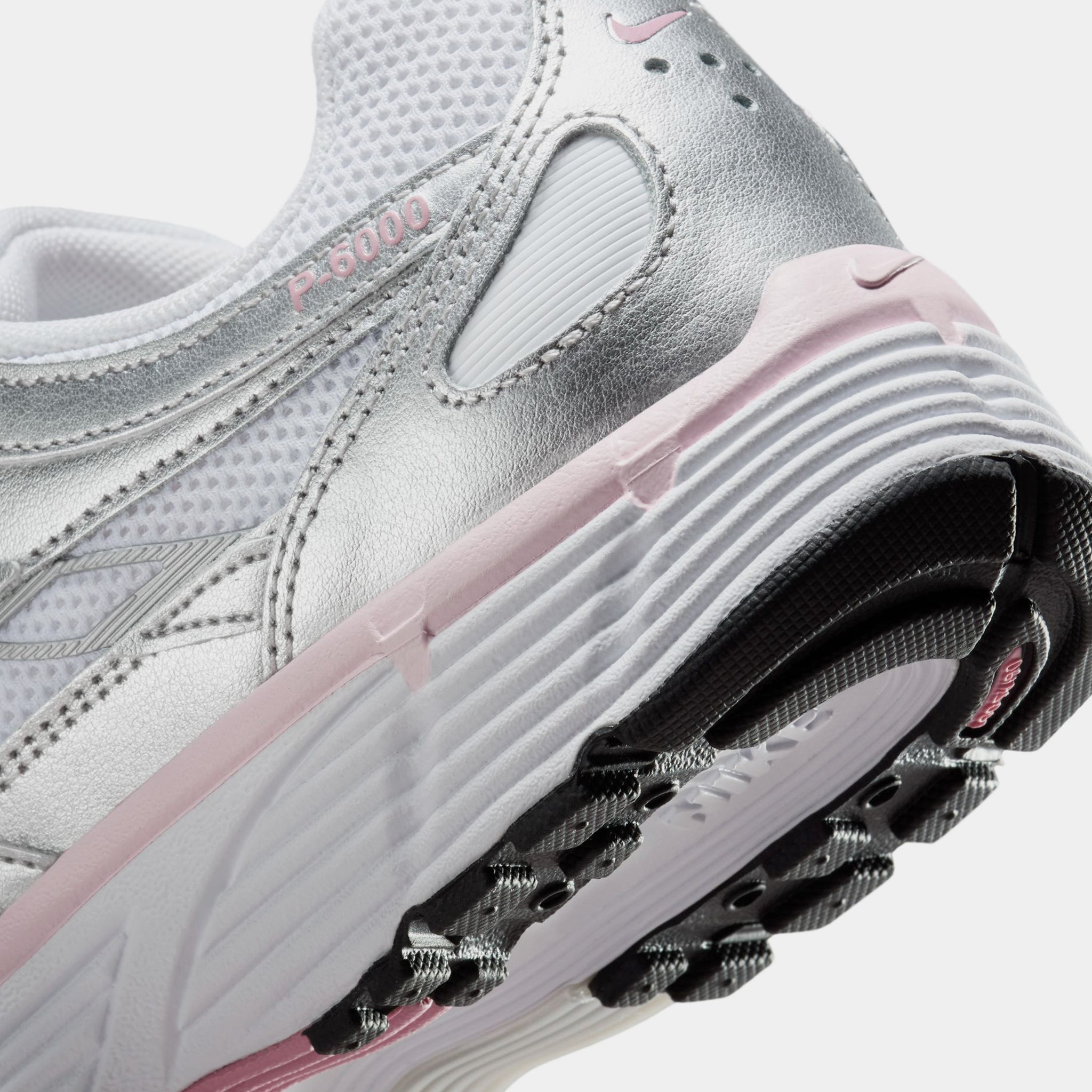 Nike P-6000 Womens Running Shoes White Elemental Pink Black