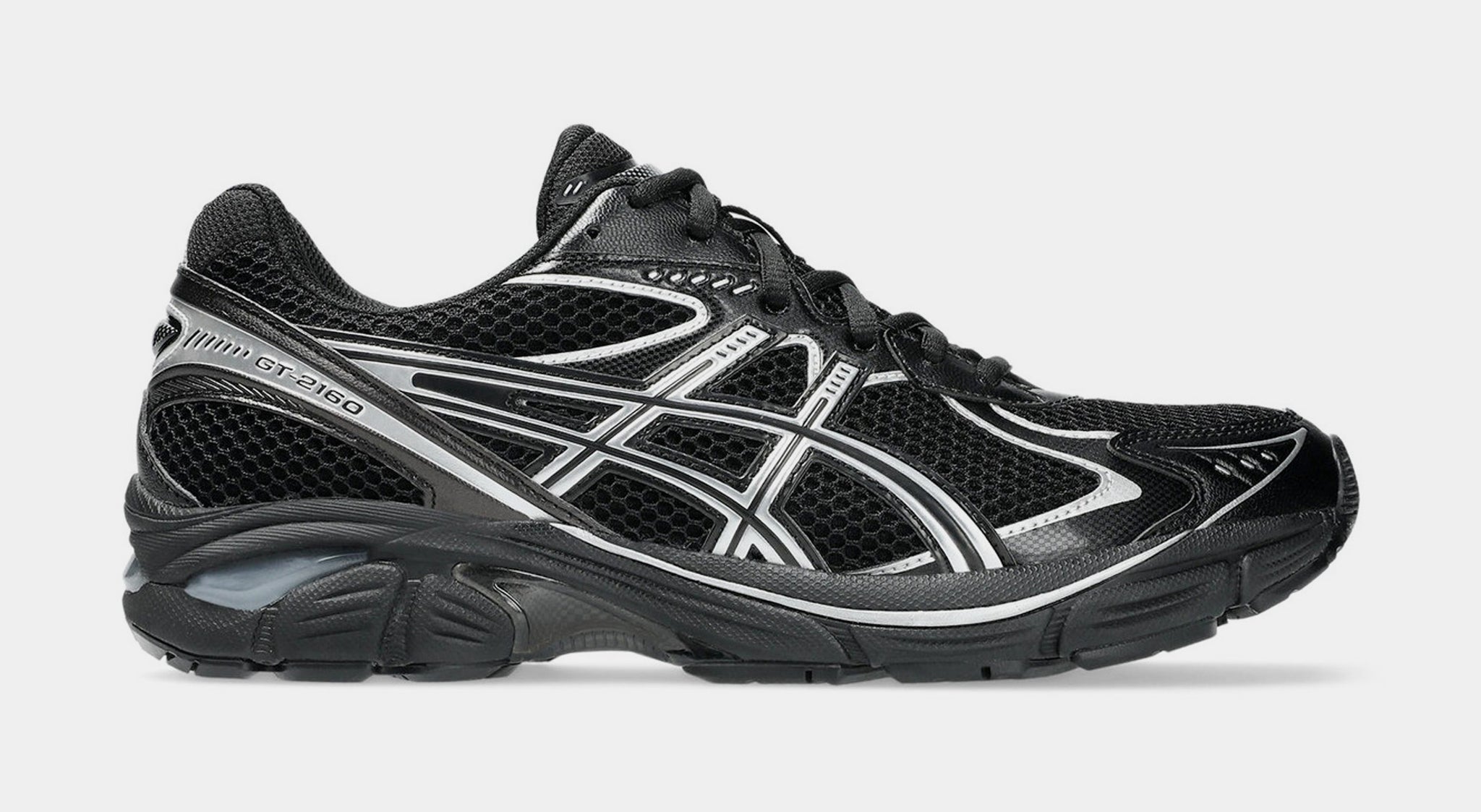 ASICS GT 2160 Mens Running Shoes Black Pure Silver 1203A275-001