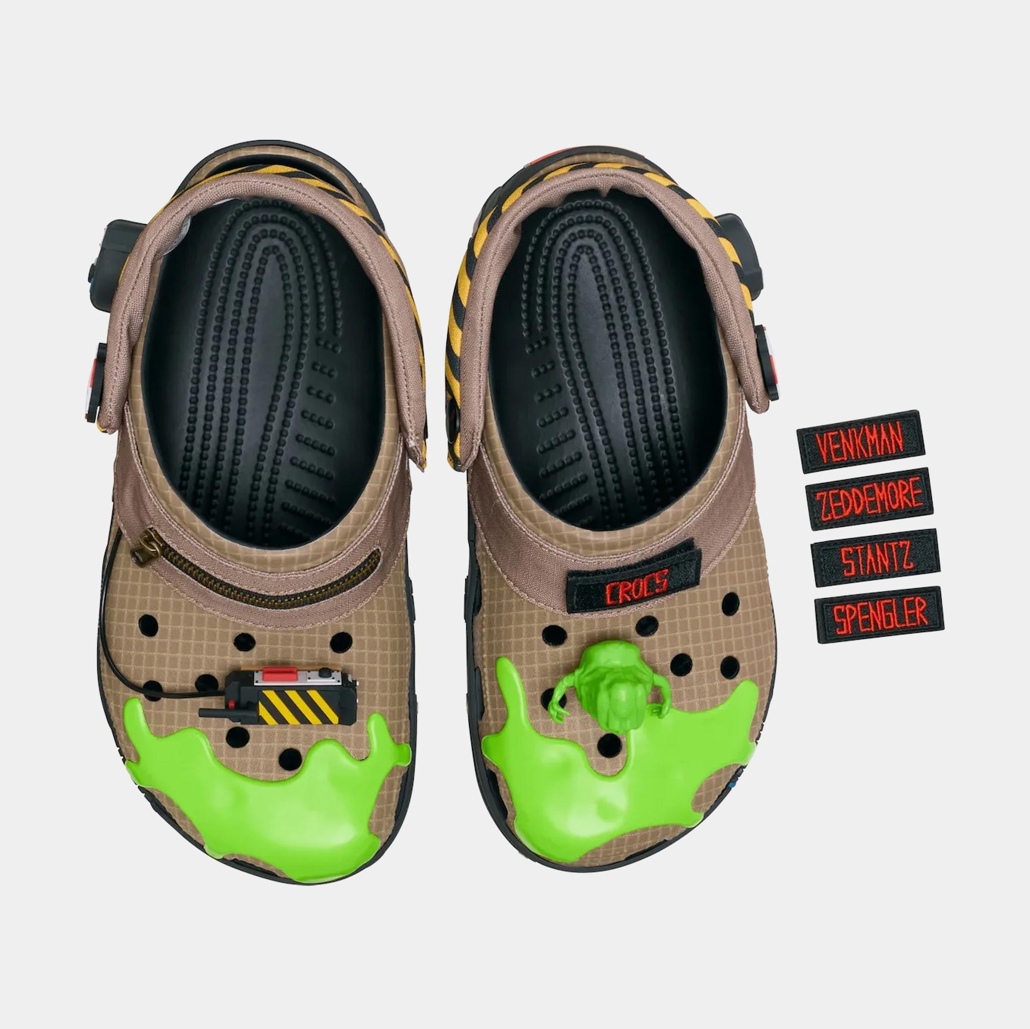 Crocs Ghostbusters Classic Clog Mens Sz 8 Brown Glow in the Dark Noise Maker Crocs Ghostbusters Classic Clog Mens Sz 8 Brown Glow... | Depop main image 2