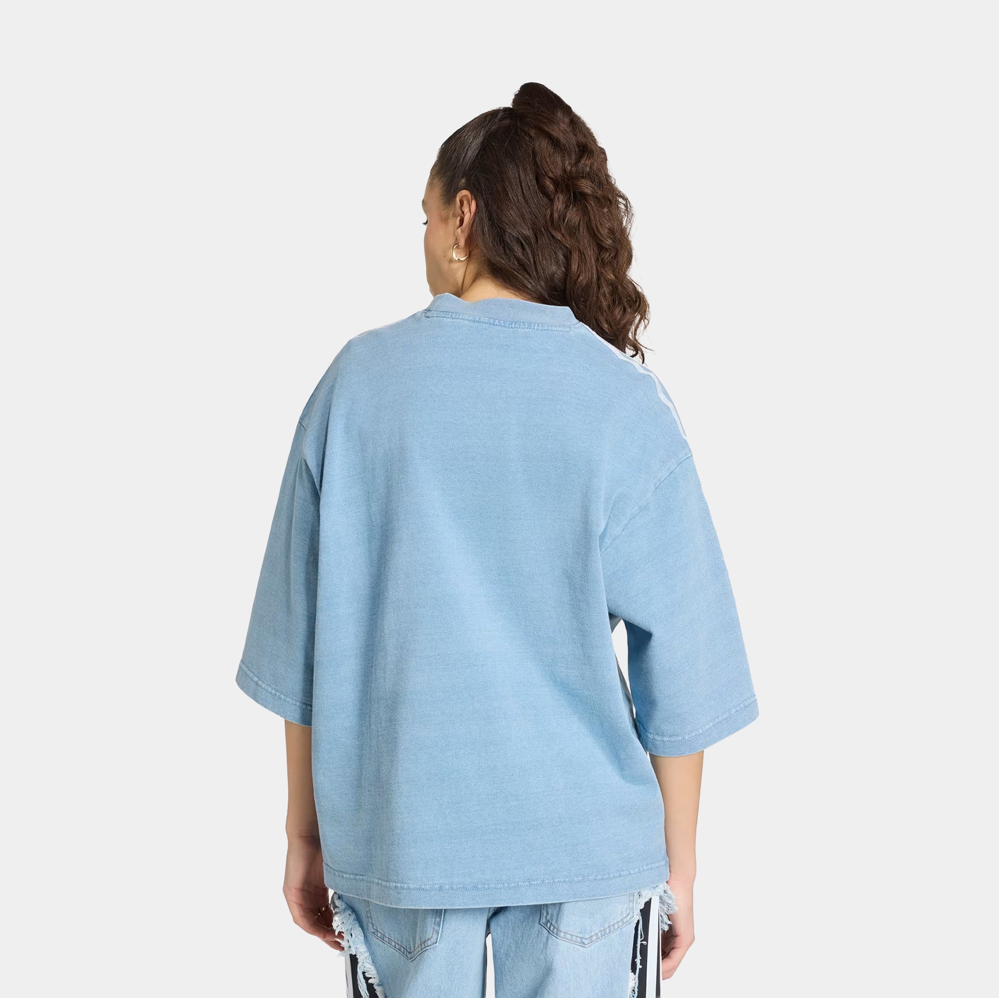 adidas Adilenium Season 5 Oversized Denim Womens Short Sleeve