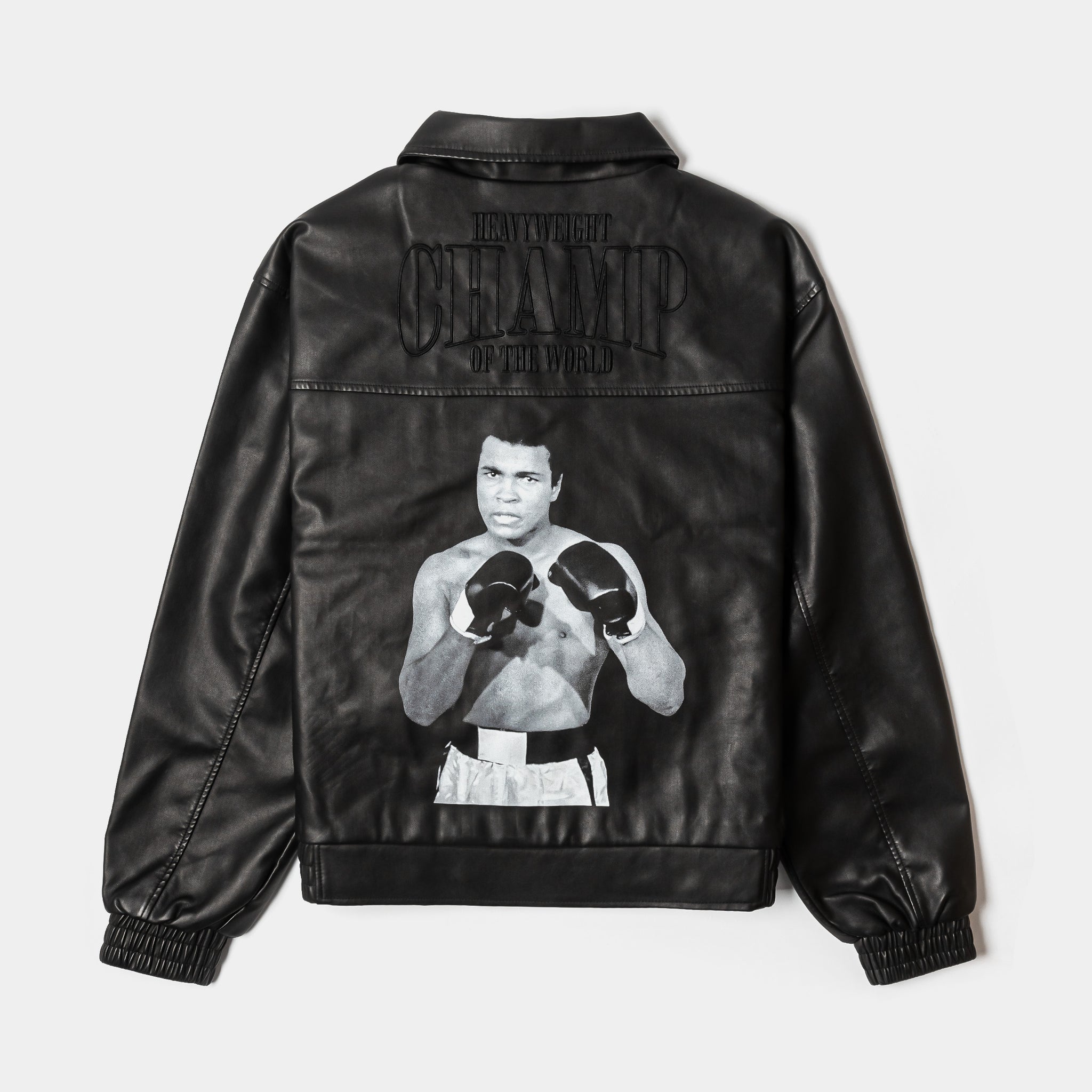 Shoe Palace SP x Muhammad Ali G.O.A.T Mens Jacket Black Yellow