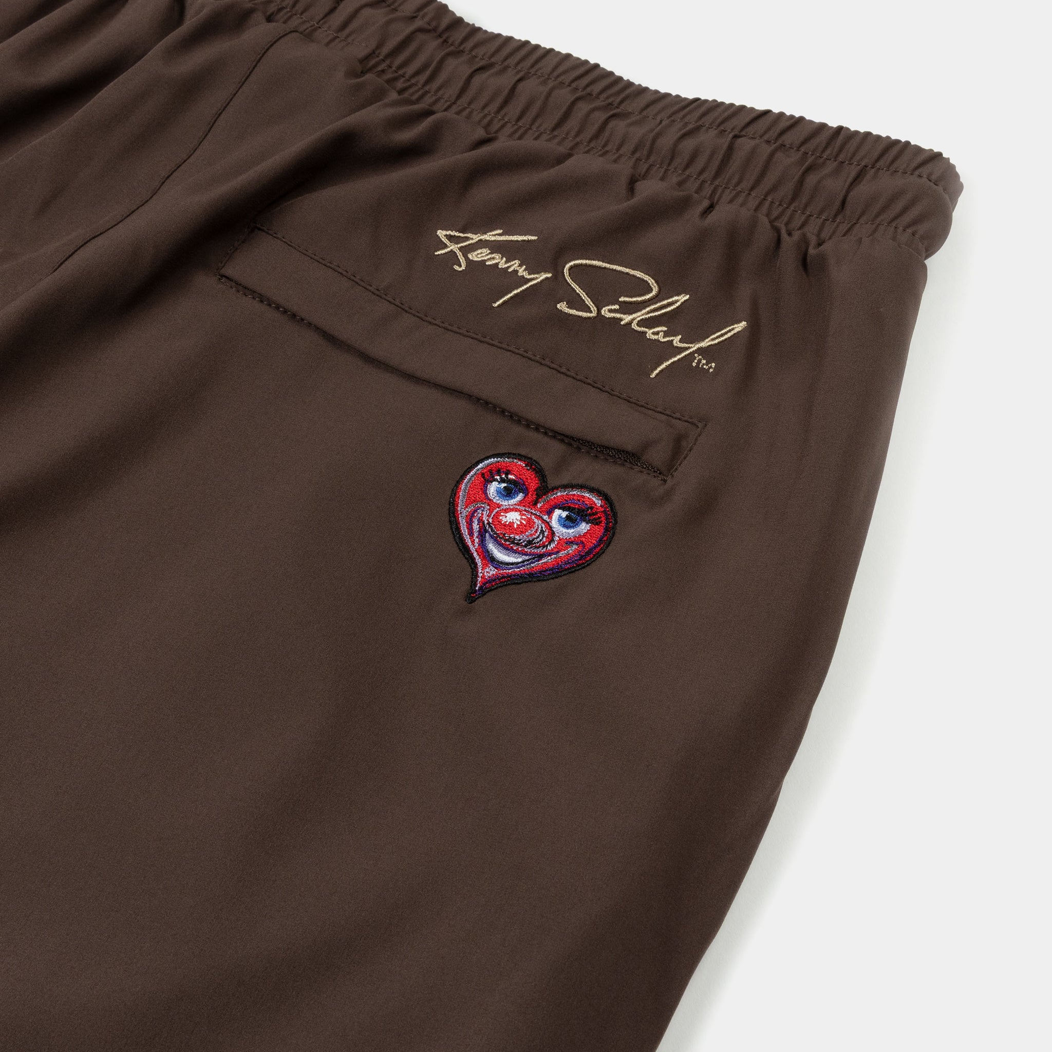 SHoe Palace SP x Kenny Scharf Heart Hybrid Mens Shorts Brown Brown