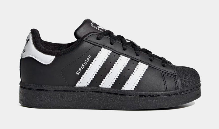 adidas Originals Superstar II Black/White Toddler Kids' Shoes, Size: 5