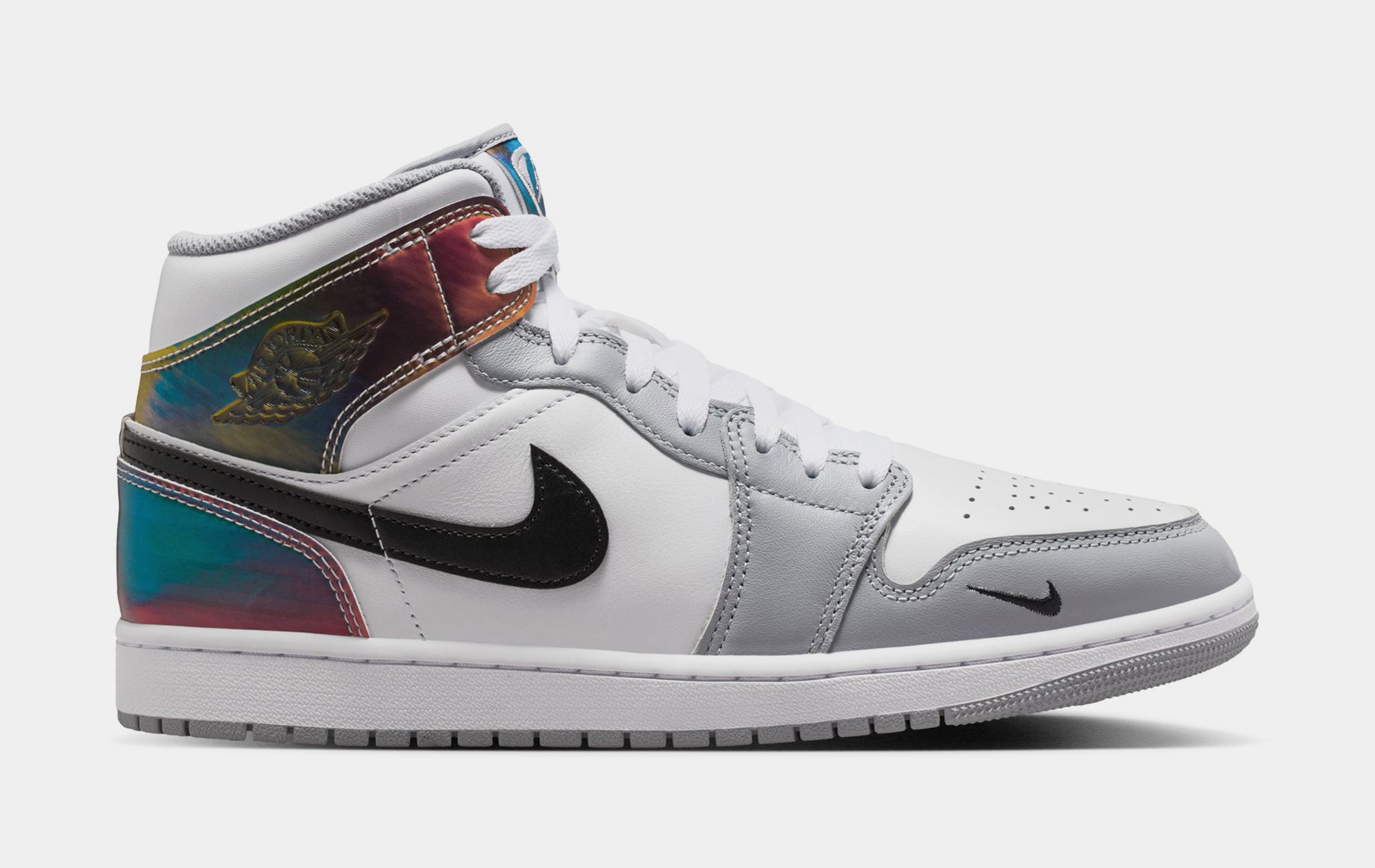 Jordan Air Jordan 1 Mid SE Mens Lifestyle Shoes Black White 