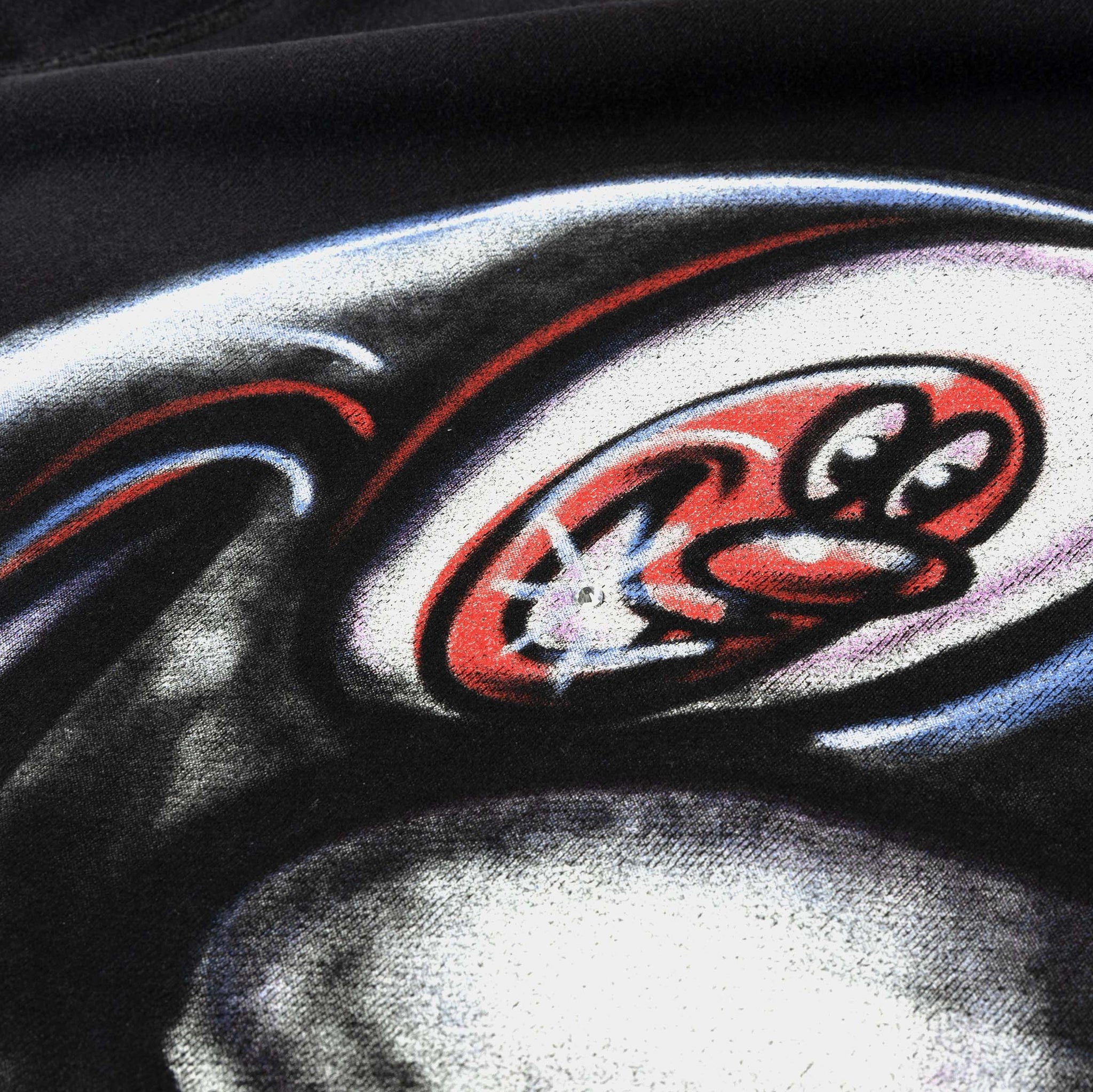SHoe Palace SP x Kenny Scharf Faces Pullover Mens Hoodie Grey