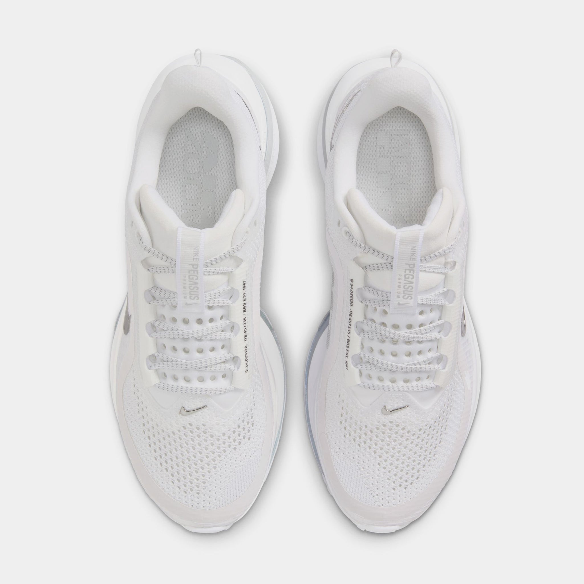 Nike Pegasus Premium Womens Running Shoes White Metallic  display picture 2
