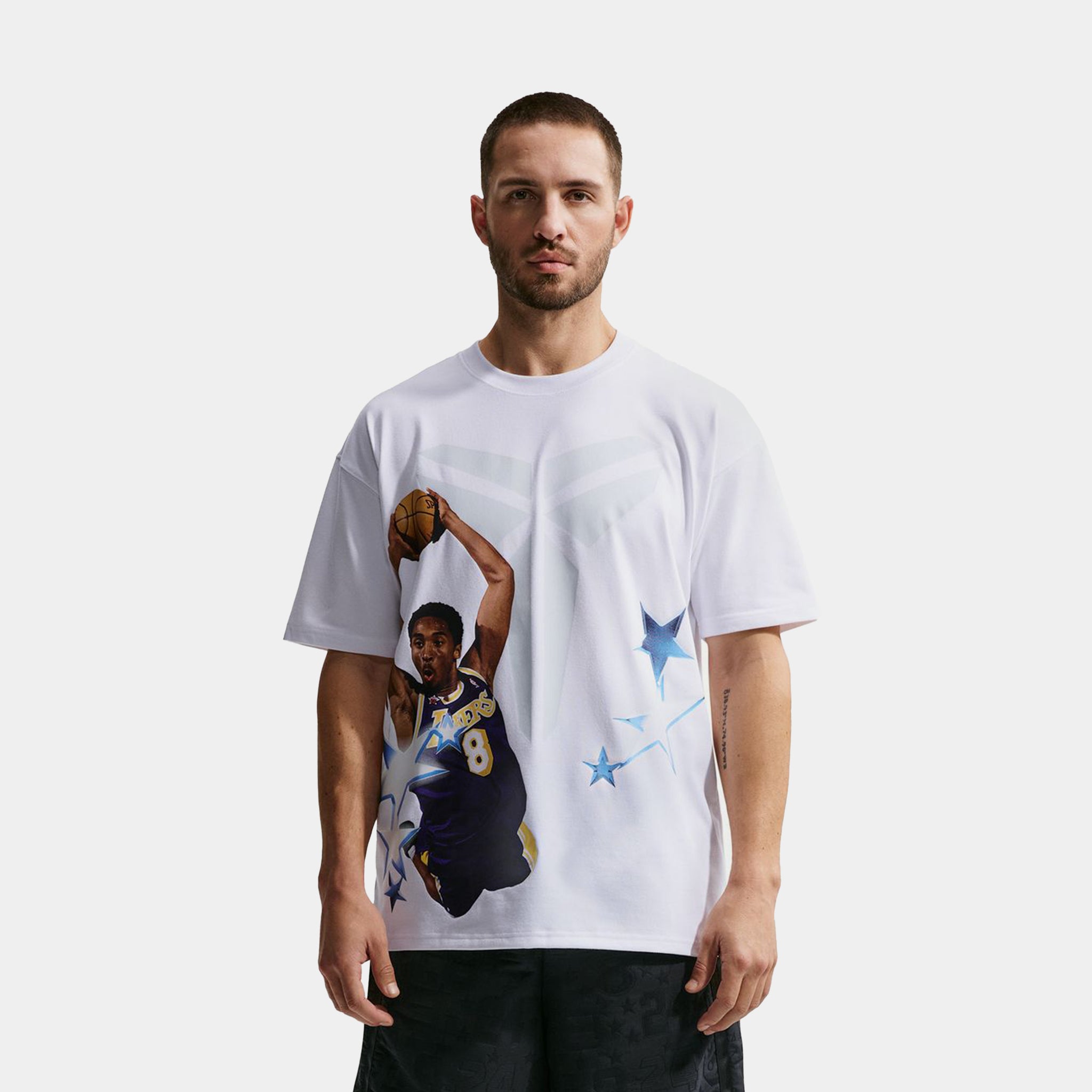 Nike Kobe Dri Fit M90 All Star Mens Short Sleeve Shirt White