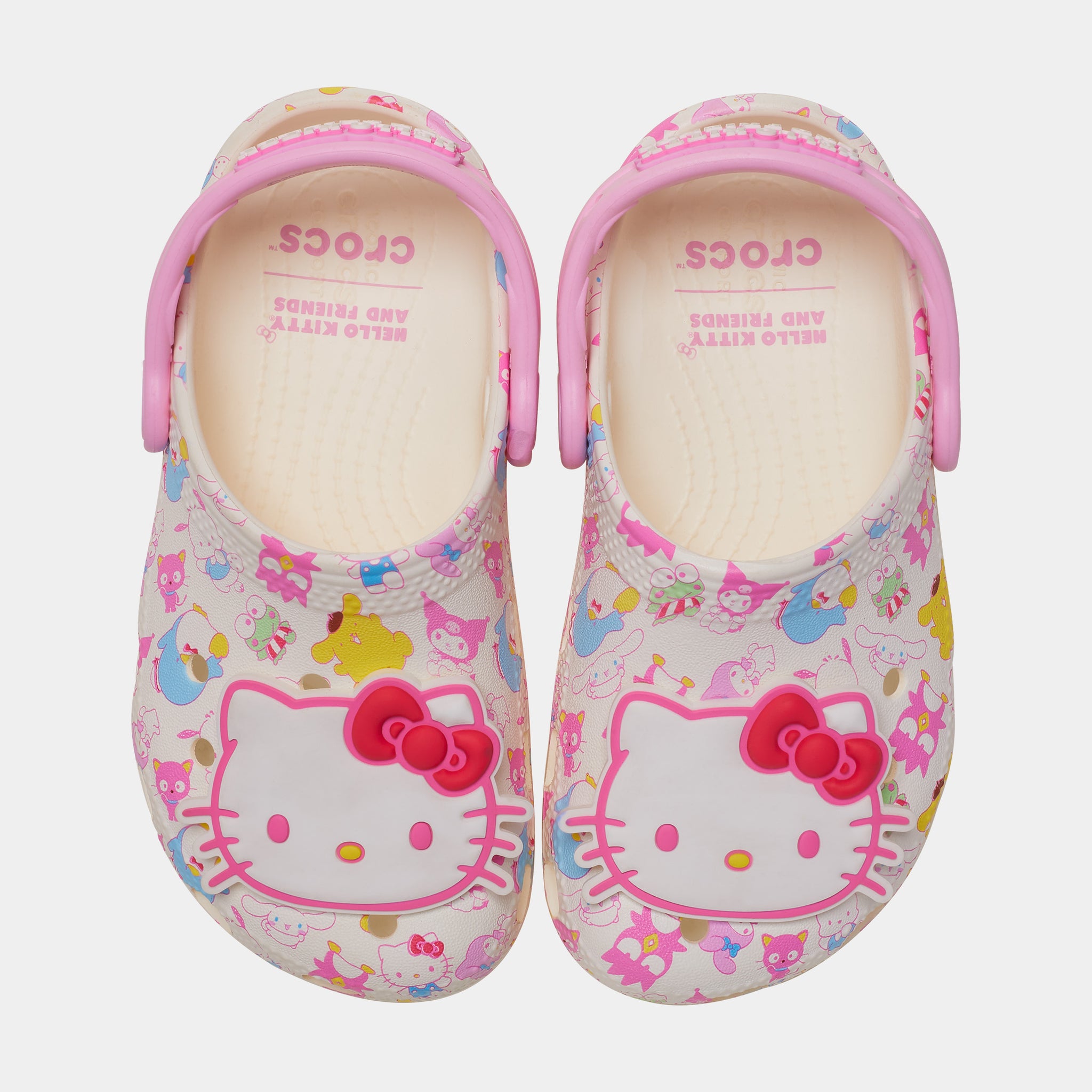 Hello Kitty And Friends Pastel Classic Clog Infant Toddler Sandals (Pink/Multicolor)