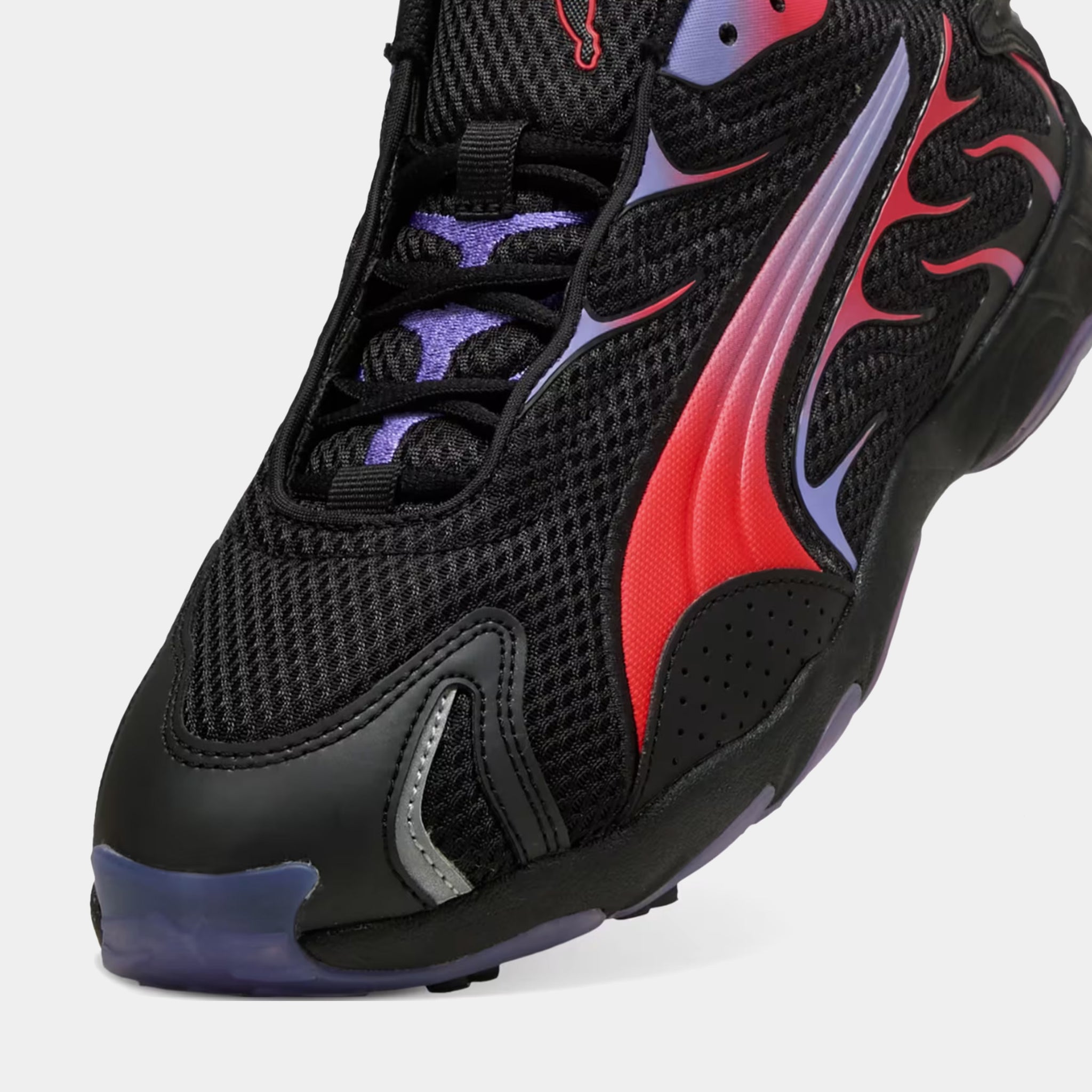 21N15/PUMA Inhale 401560-02 Black Red Purple Low Top Men\'s Athletic Sneakers 401560-02 Puma Inhale Spider-Man Black Red (Men main image 2