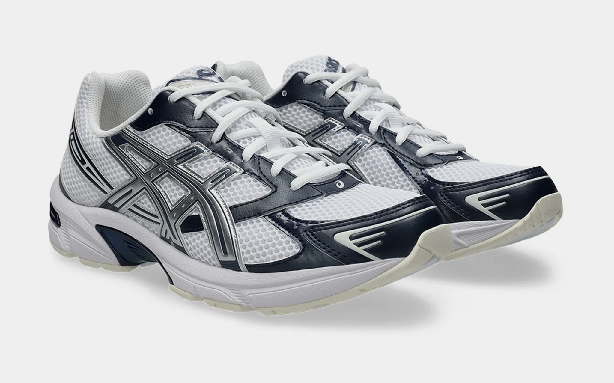 ASICS Gel 1130 White Midnight Navy Mens Lifestyle Shoes White