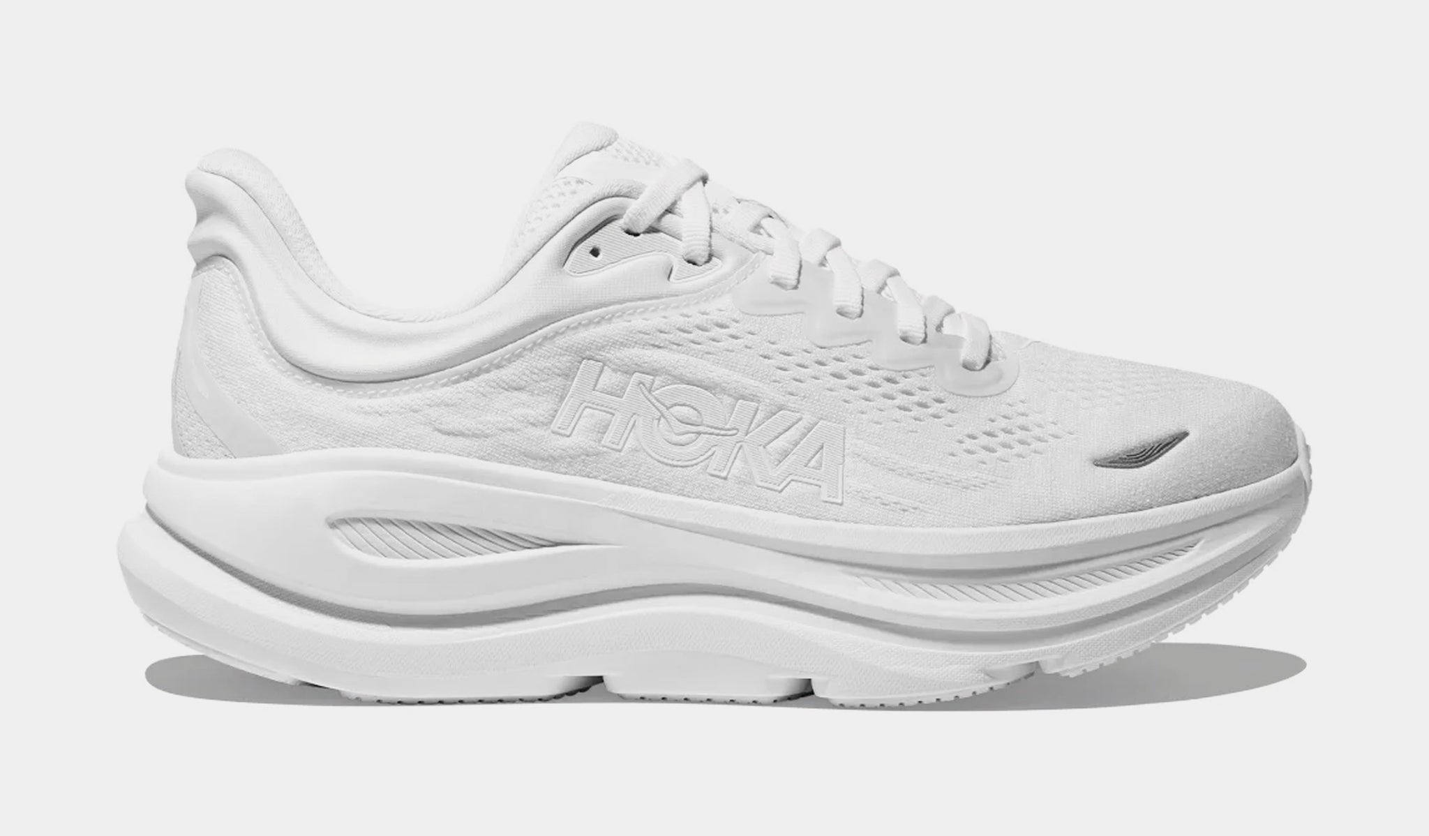 Hoka One One Sneakers Mens 9.5 D Mach X 2 1155119 FCT White Running Shoes‎ Hoka Bondi 9 Mens Running Shoes White White 1162011-WWH  main image 3