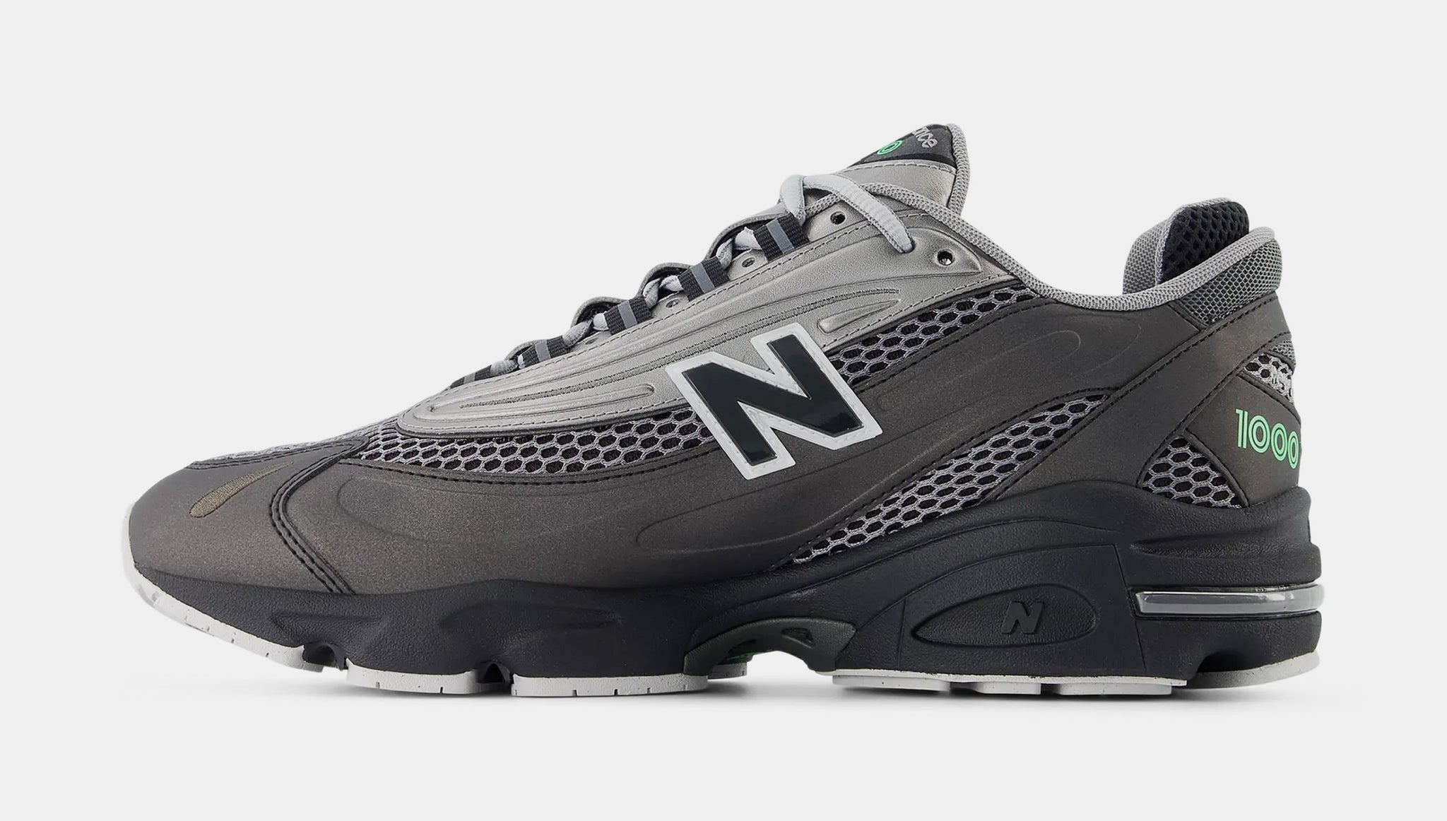 New Balance Men\'s Gray Running Shoes with Lime Accents New Balance Minimus MT10 Barefoot Sneakers Men main image 3