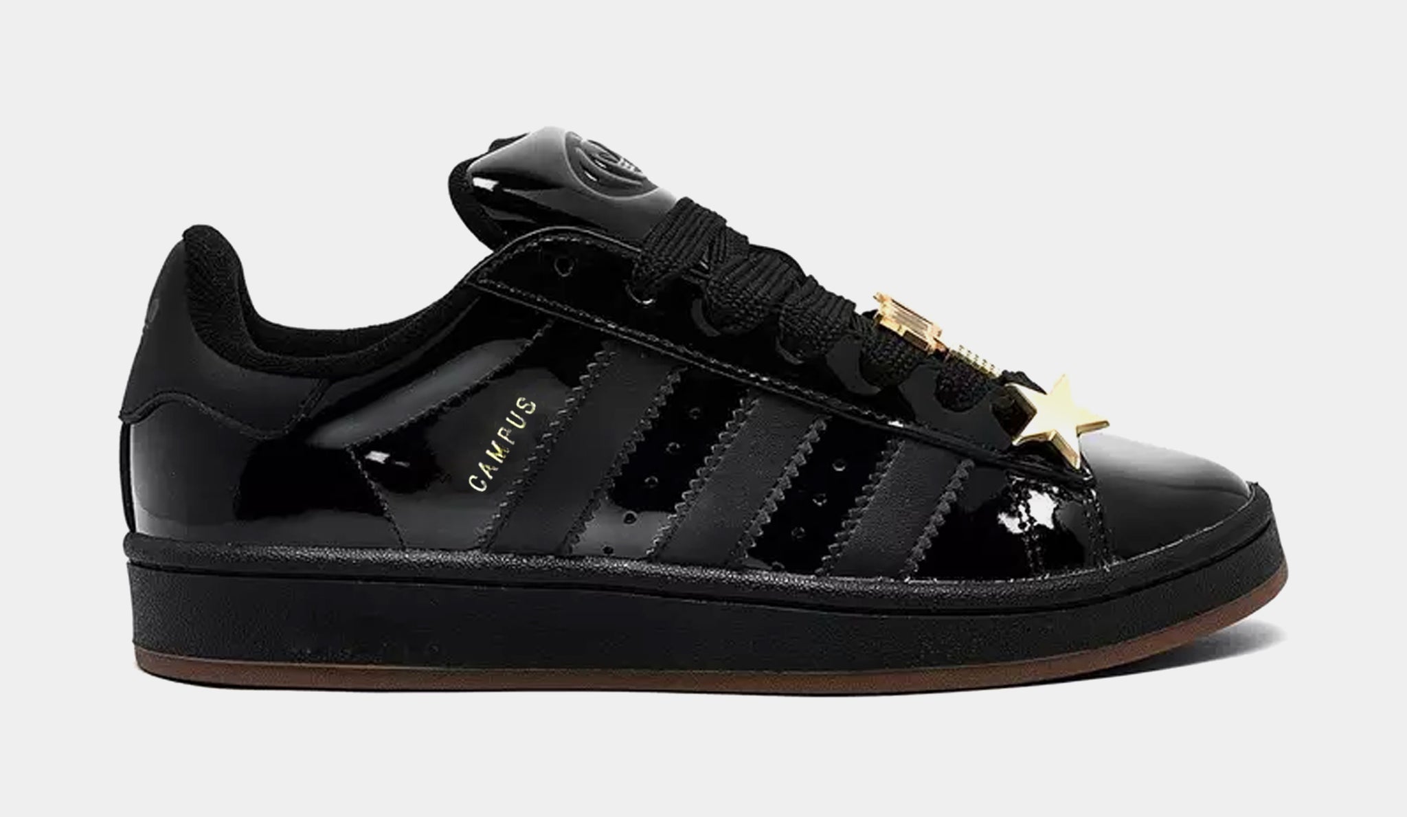 black adidas trainers leather