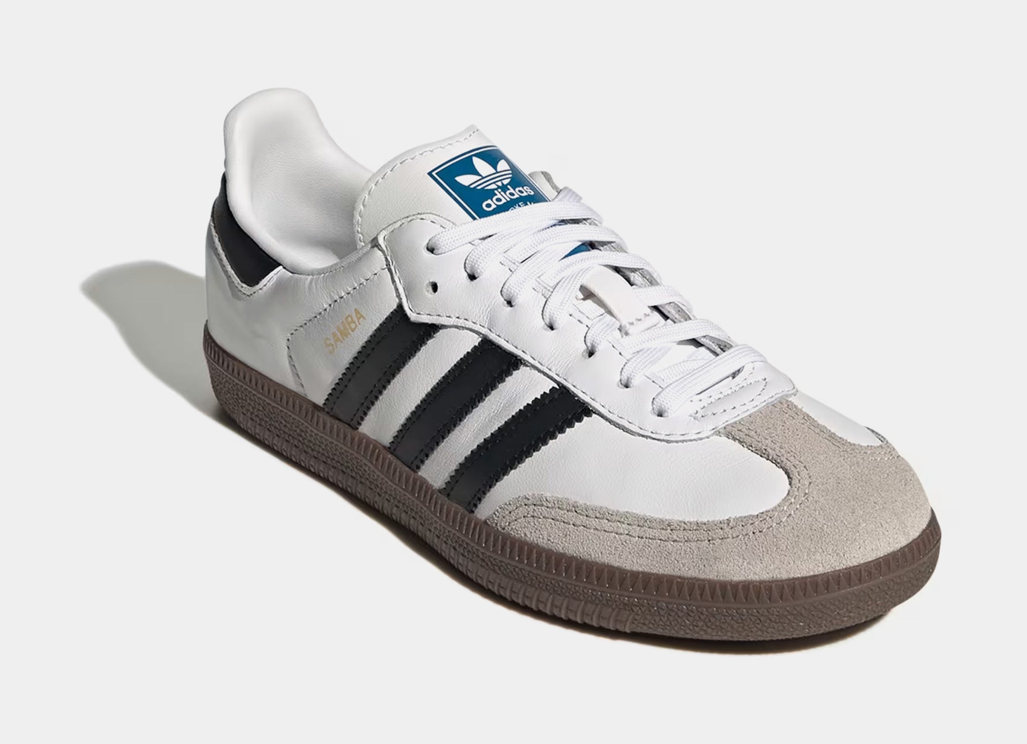 adidas Kids Little Kids White & Black Samba OG Sneakers